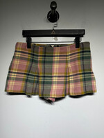 Free People NWT Plaid Mini Skort 30