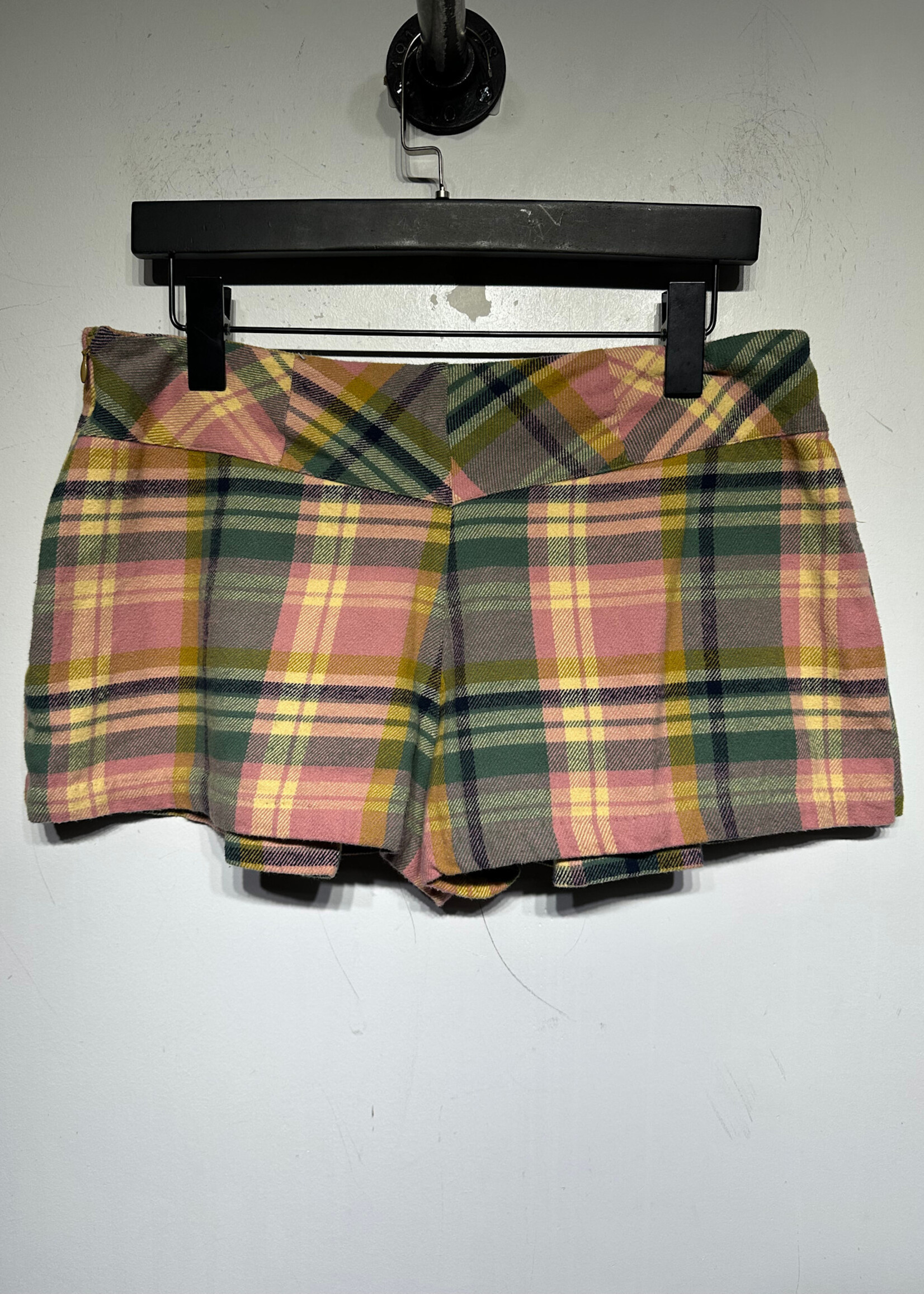 Free People NWT Plaid Mini Skort 30