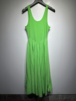 Free People Bright Green Maxi Tank Dress M