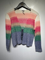 Free People NWT Multicolor Knit Cardigan M