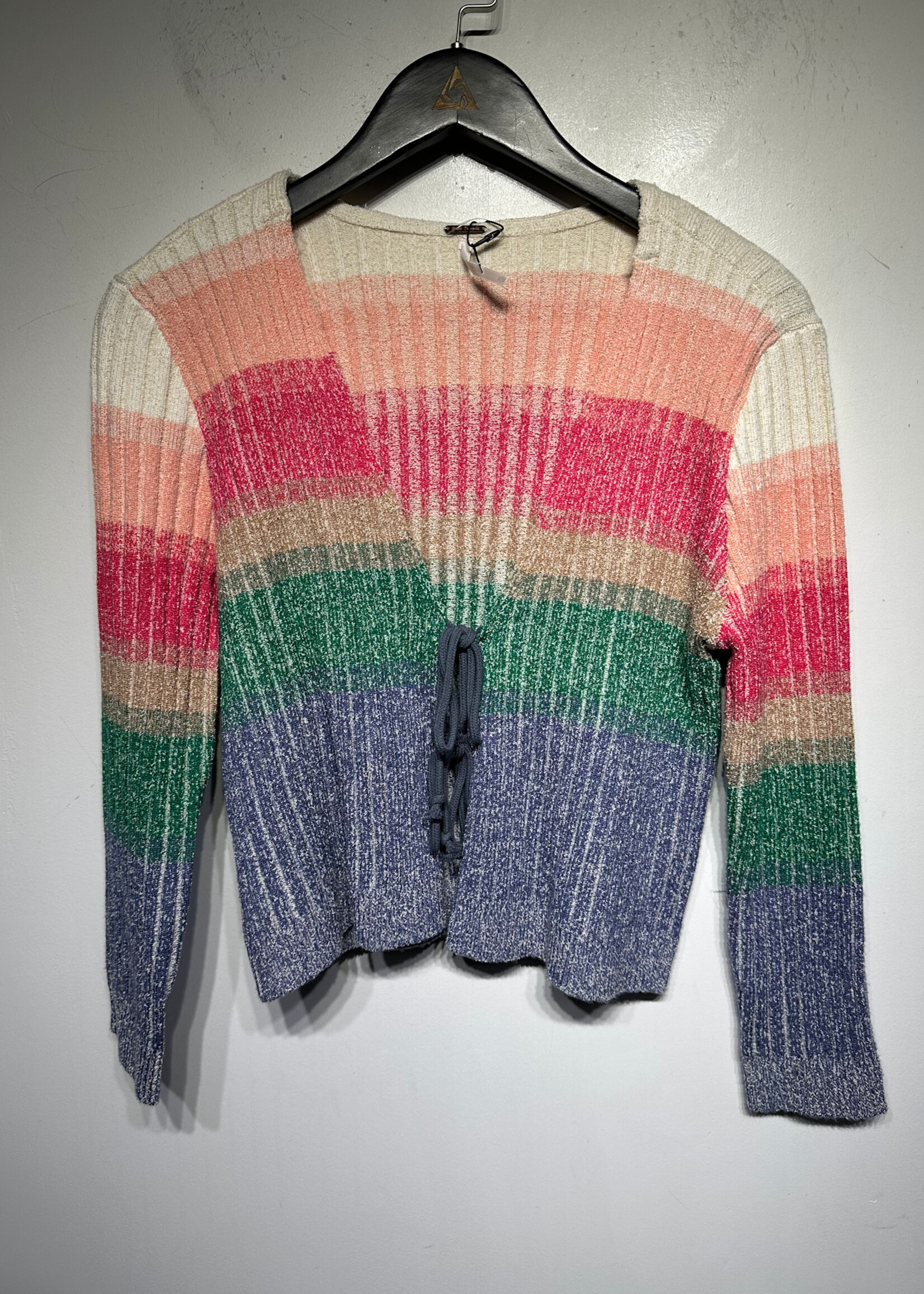 Free People NWT Multicolor Knit Cardigan M
