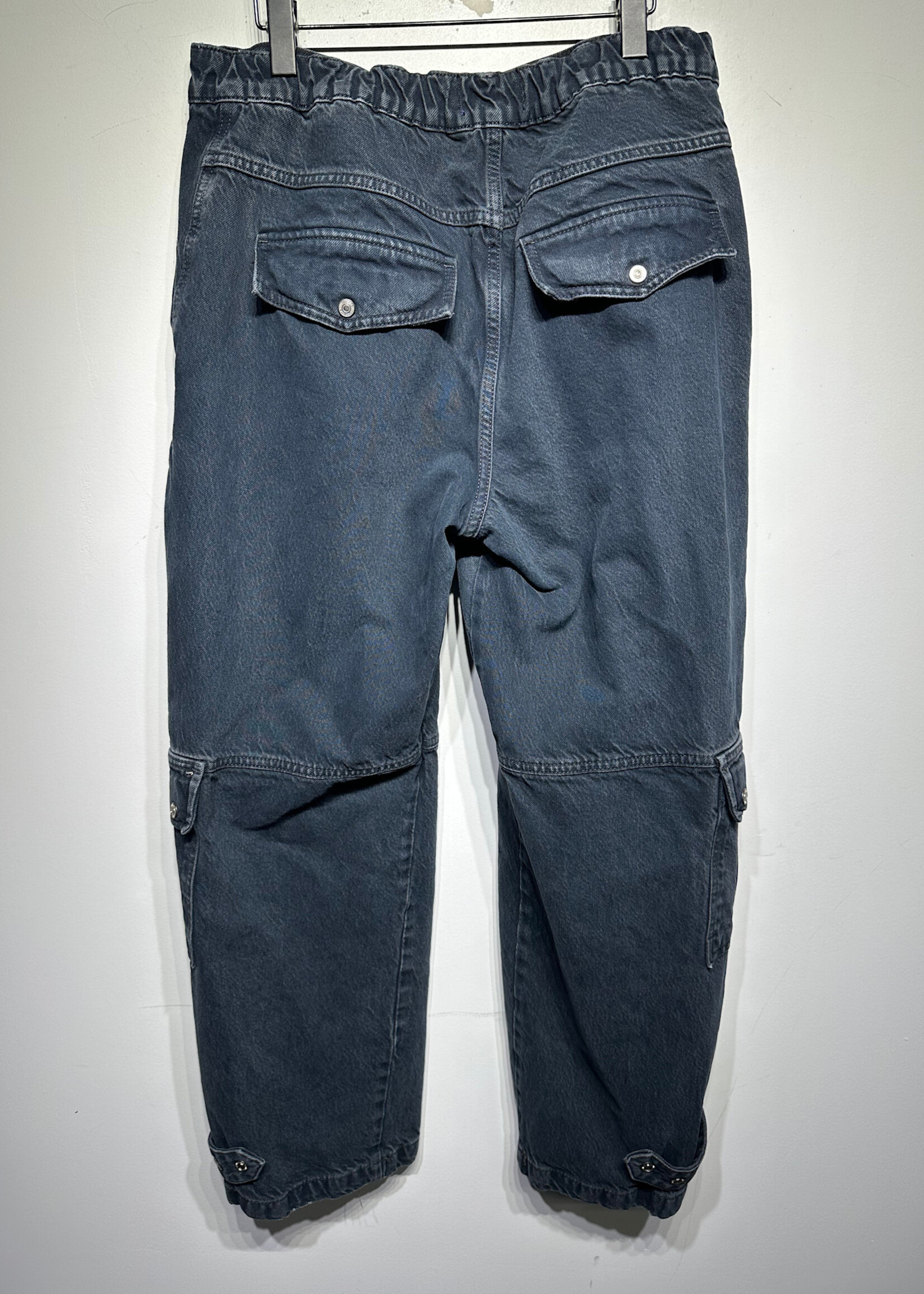 We The Free Black Over Dyed Cargos Fem 30