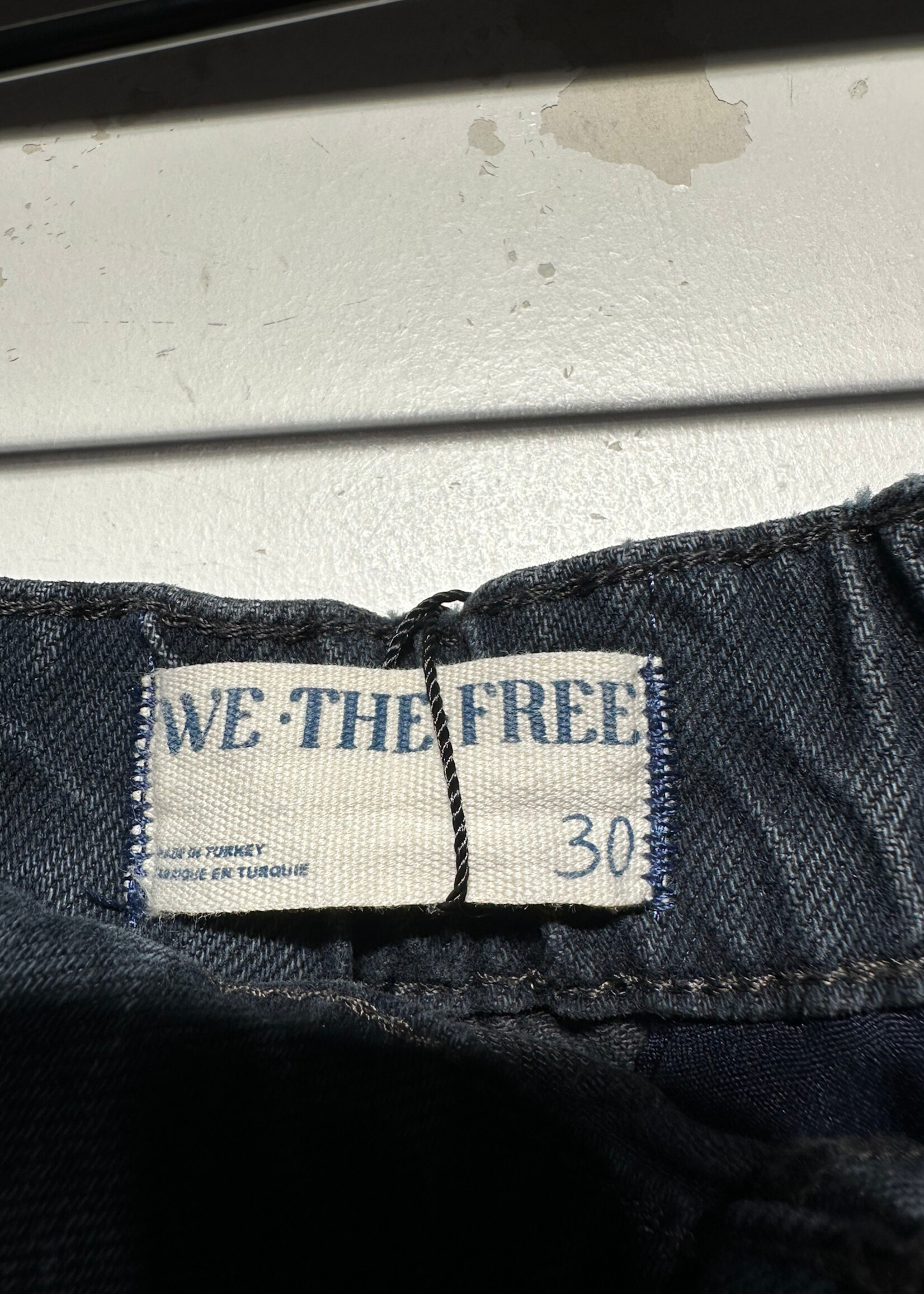 We The Free Black Over Dyed Cargos Fem 30