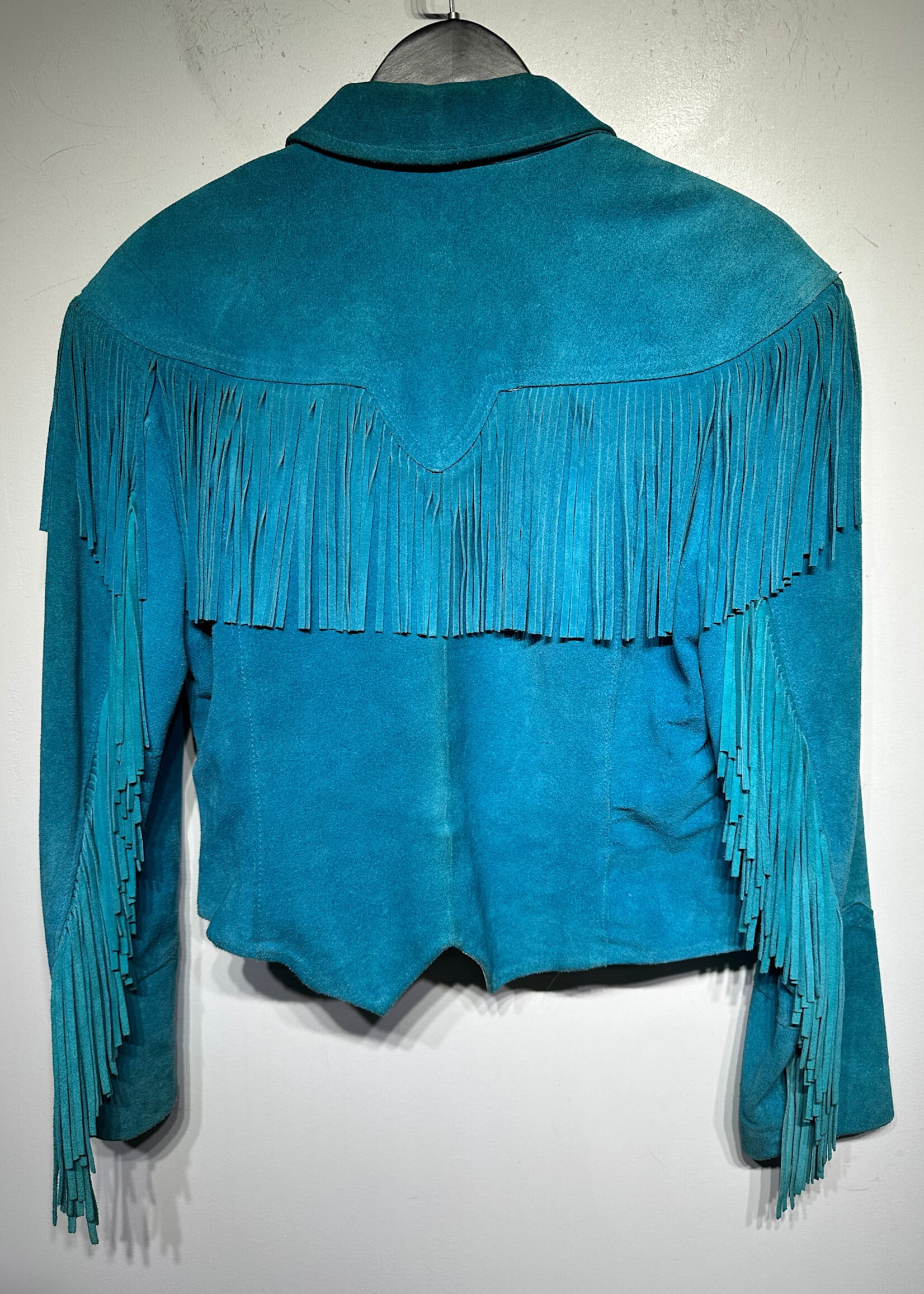 Pioneer Wear Blue Suede Blazer M AS IS