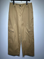 Ganni Beige Wide Leg Cargo Pants Fem 31