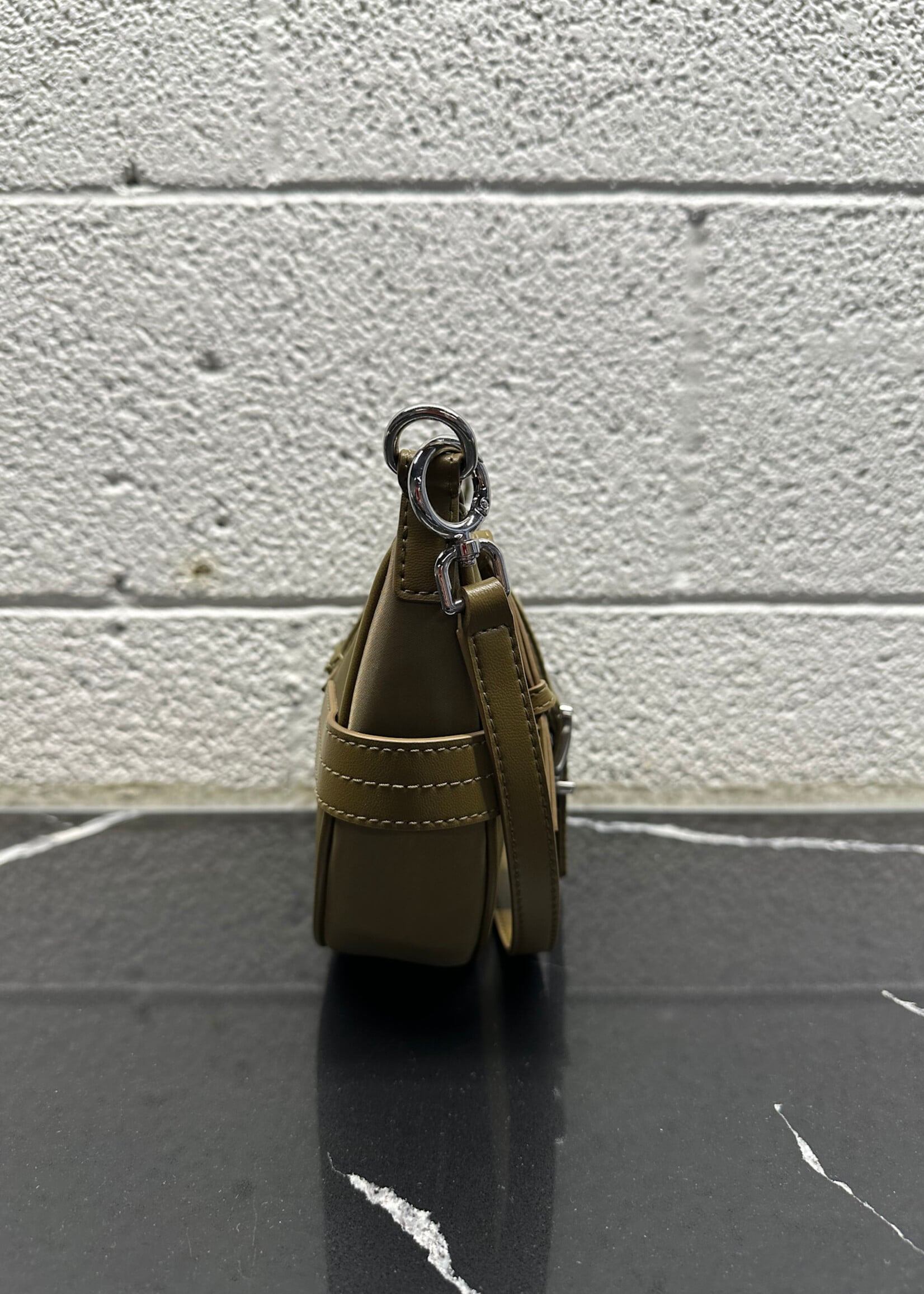 Ganni Bucky Eyelet Shoulder Bag