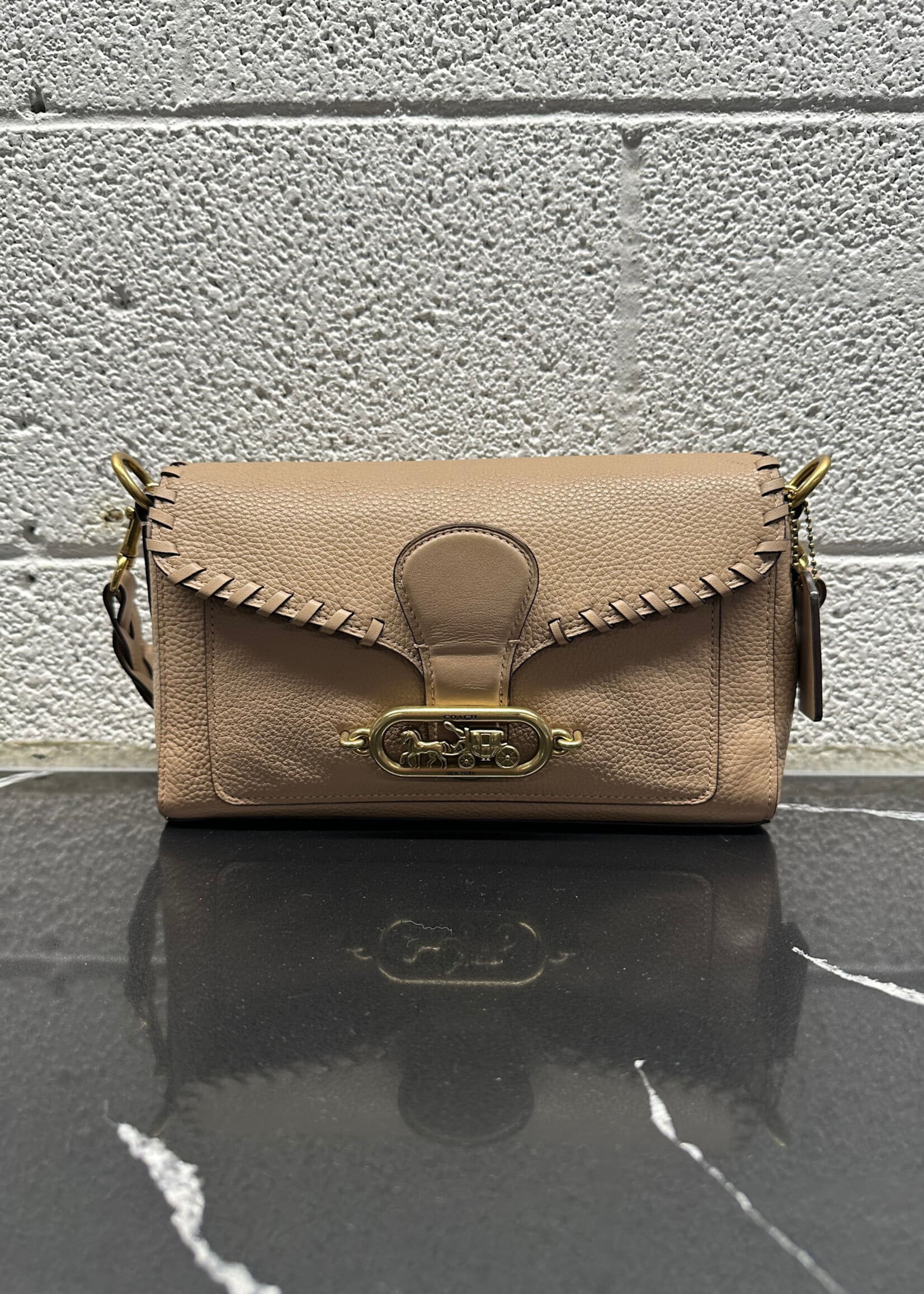 Coach Jade Taupe Shoulder Bag