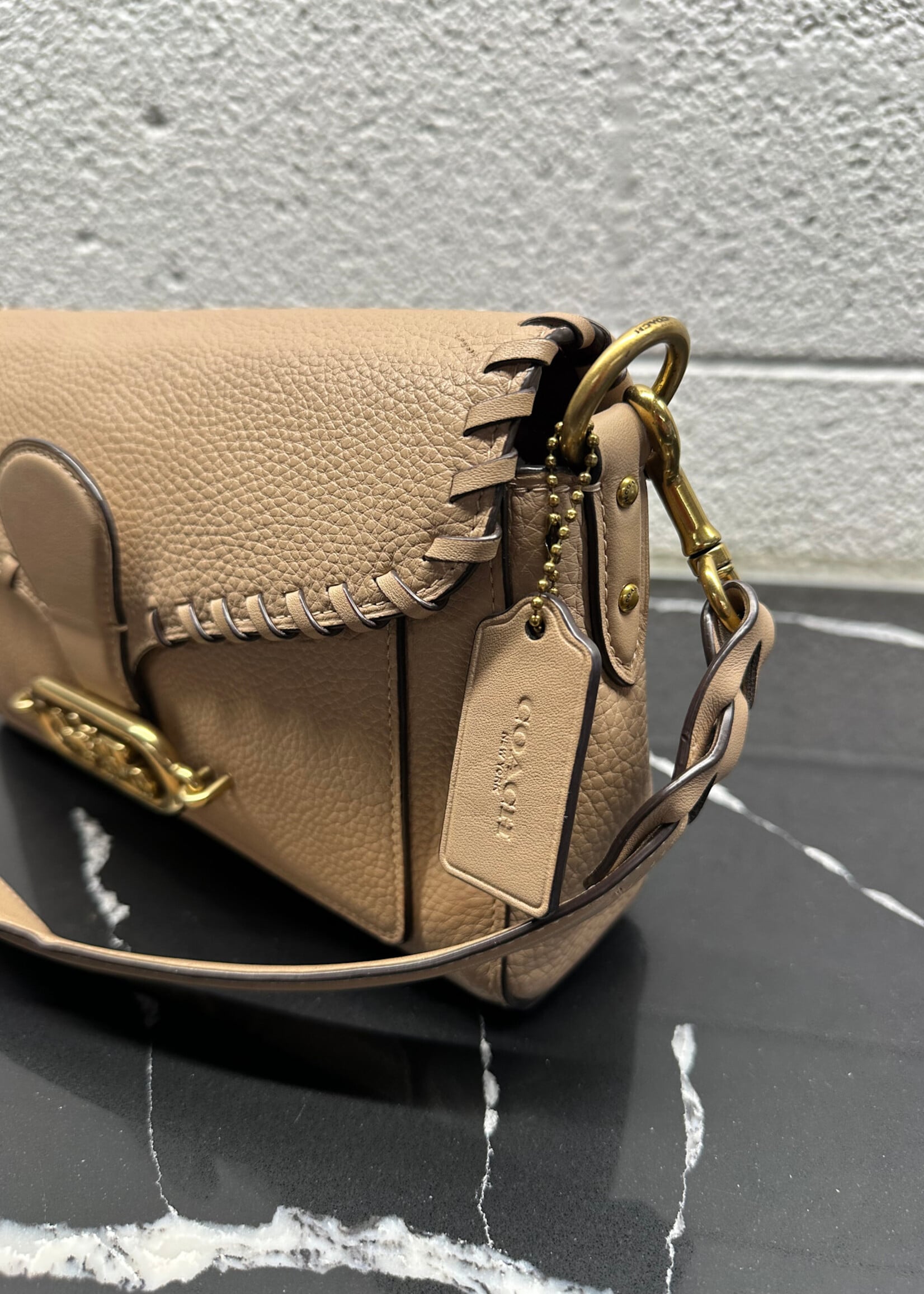 Coach Jade Taupe Shoulder Bag