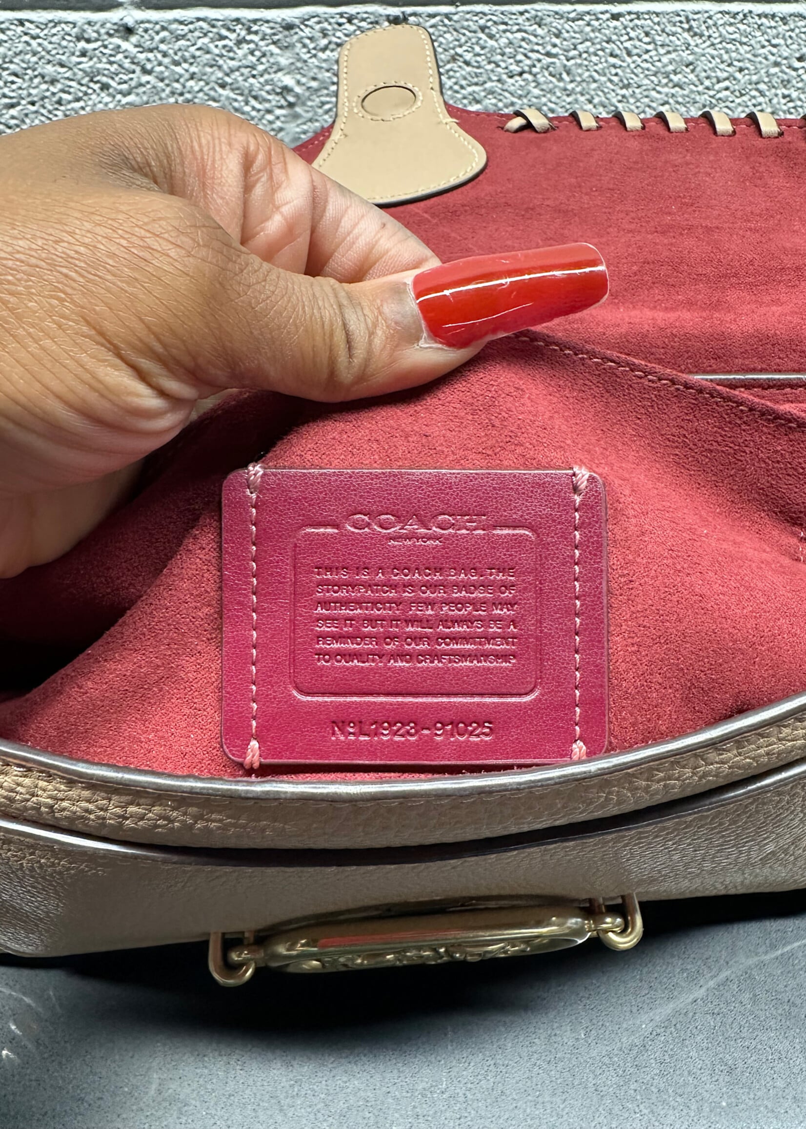 Coach Jade Taupe Shoulder Bag