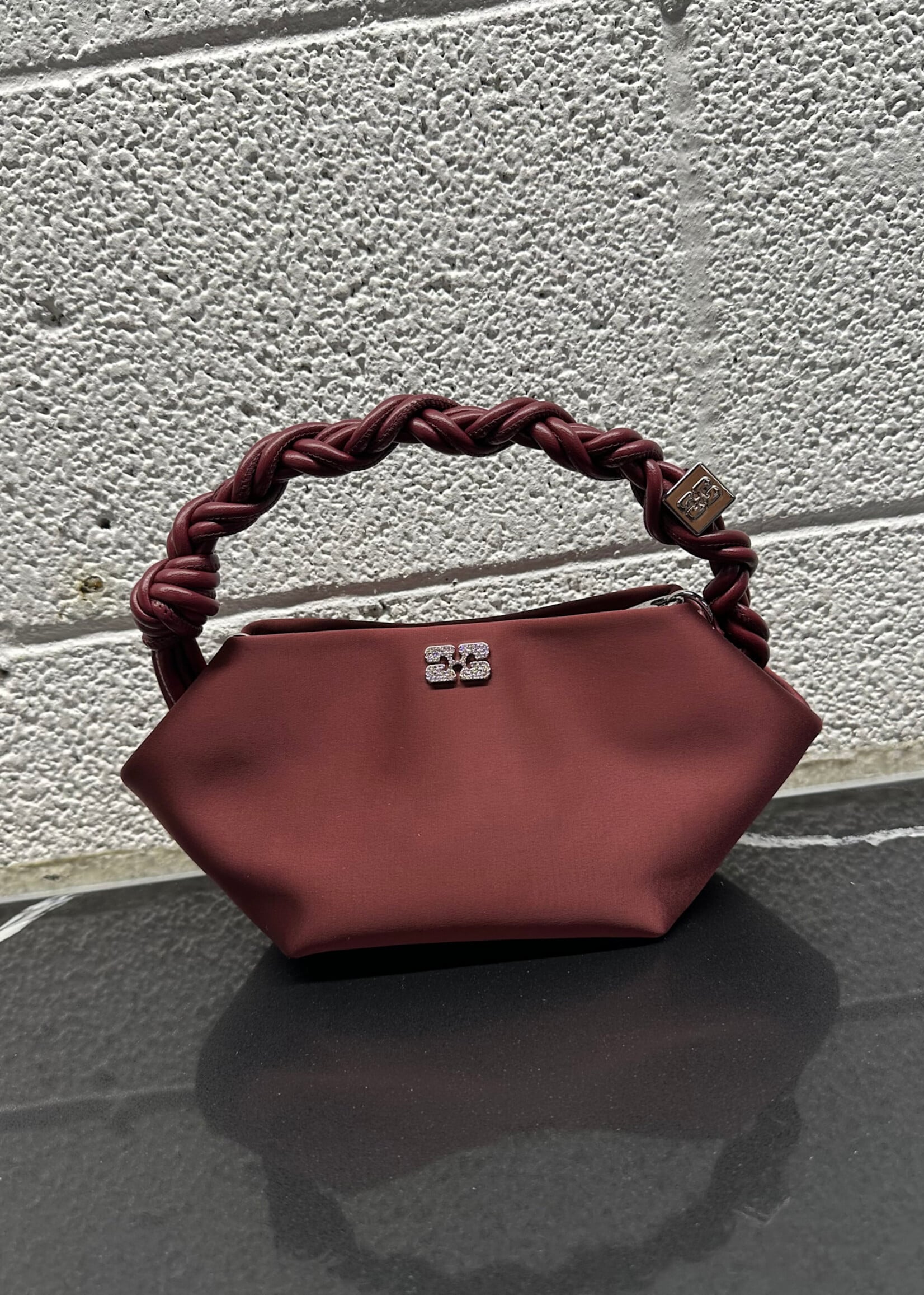 Ganni Bou Satin Bag