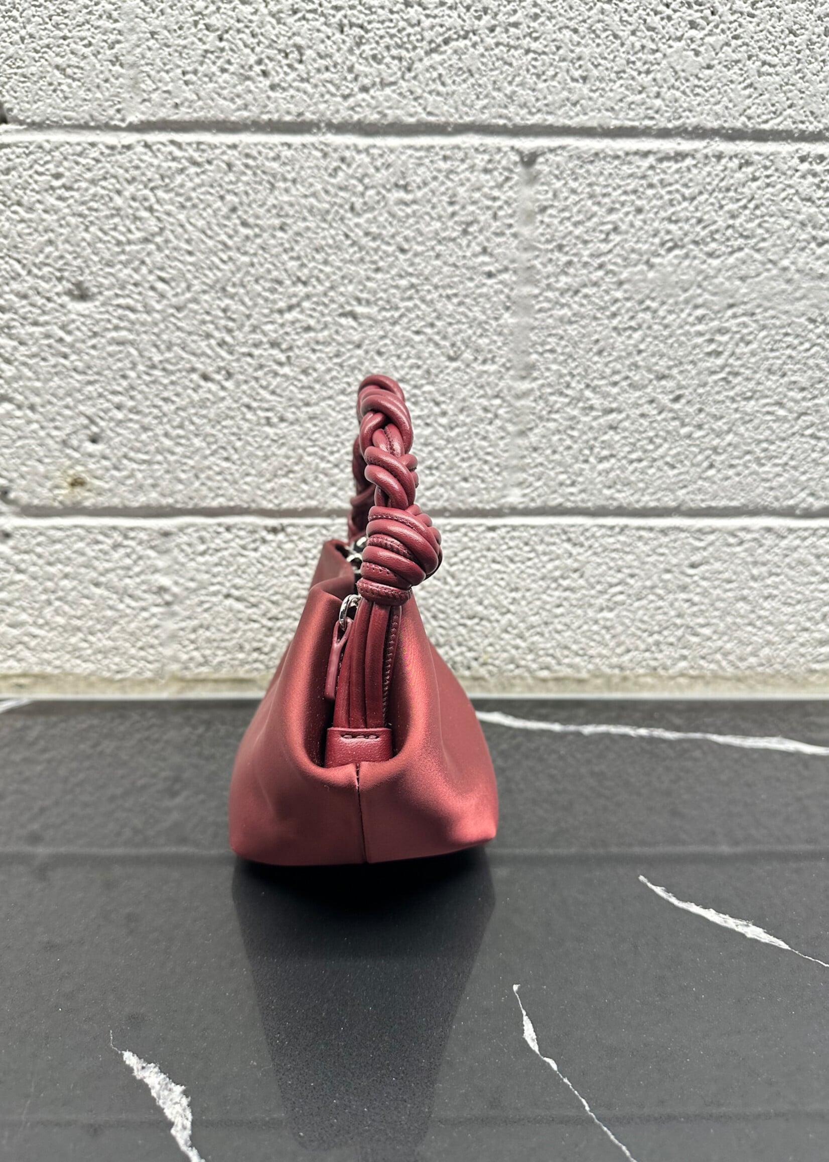 Ganni Bou Satin Bag