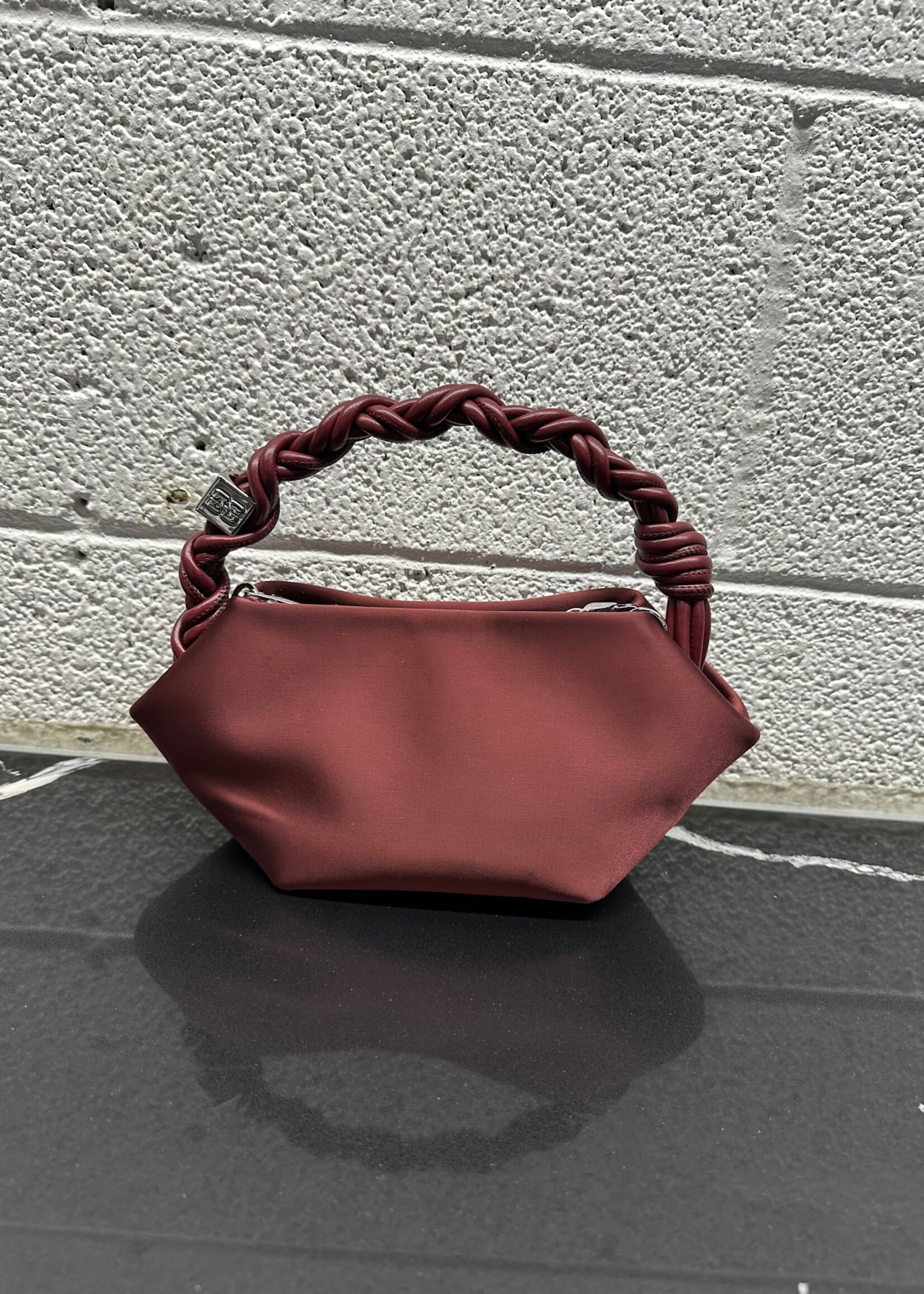 Ganni Bou Satin Bag