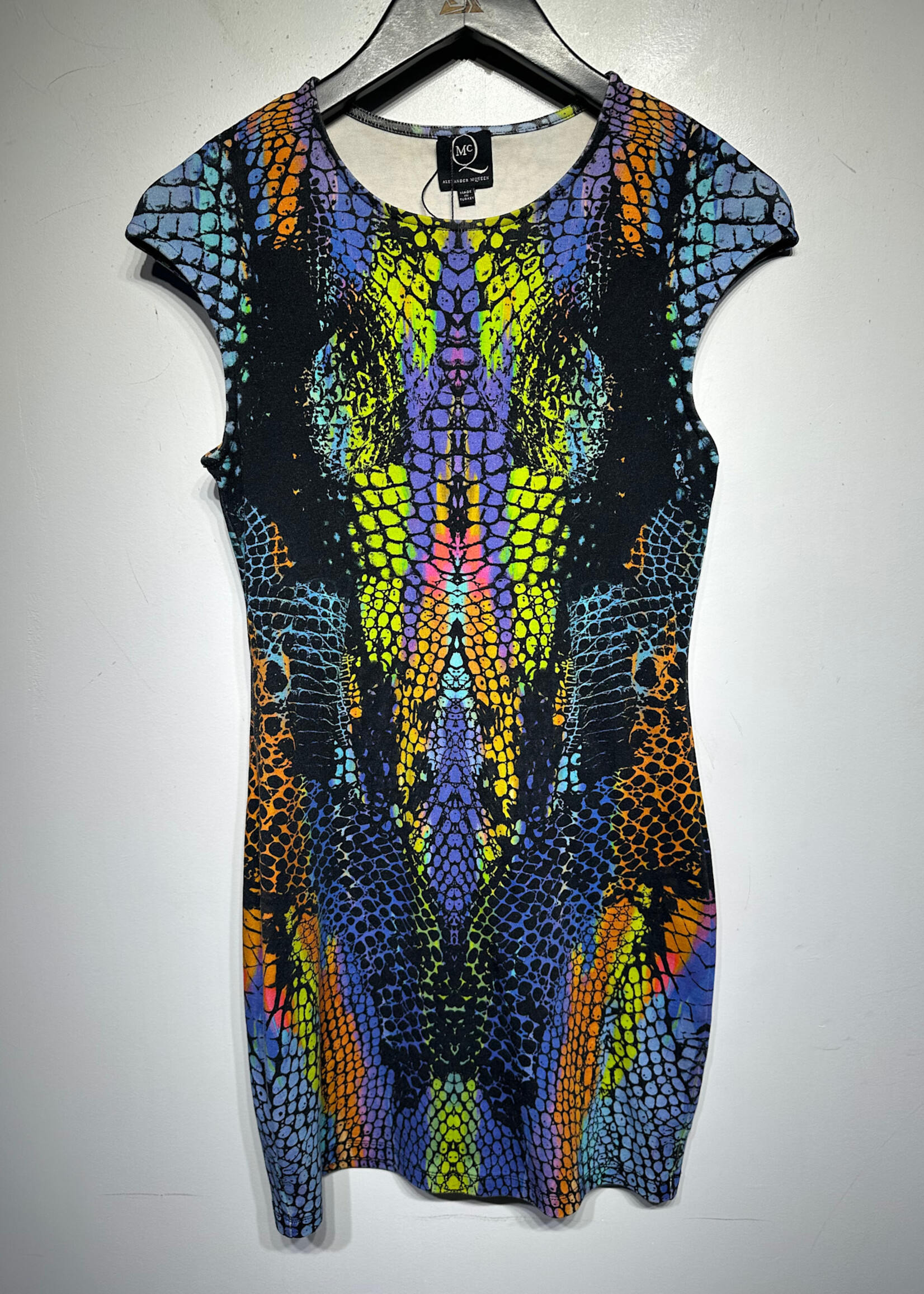Alexander Mcqueen Reptile Print Dress M