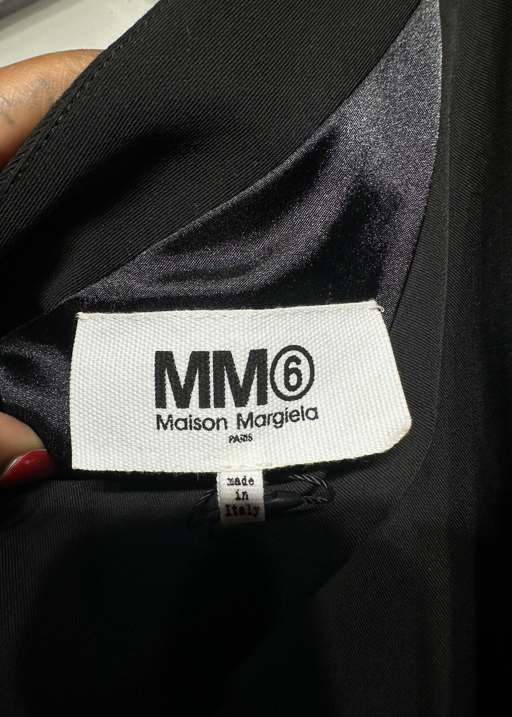 Margiela MM6 Asymmetrical One Shoulder Dress S