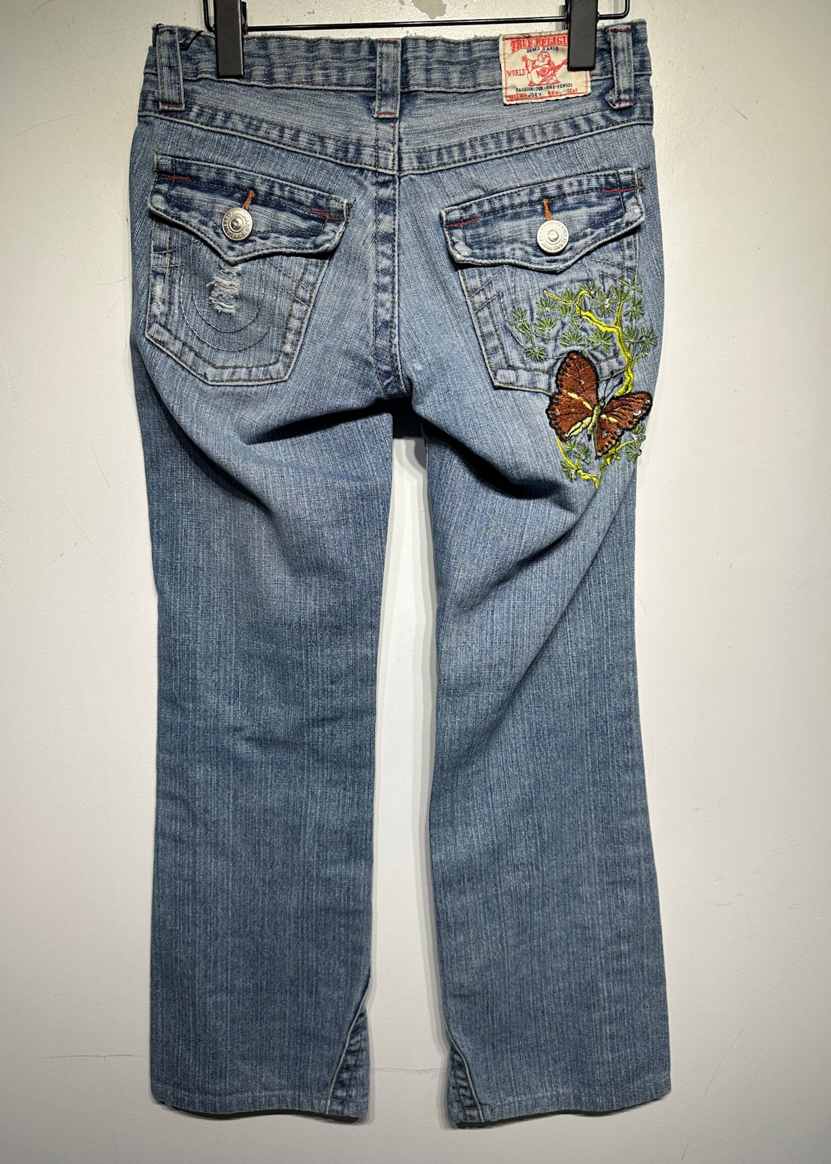 True Religion Twisted Seam Butterfly Jeans Fem 26