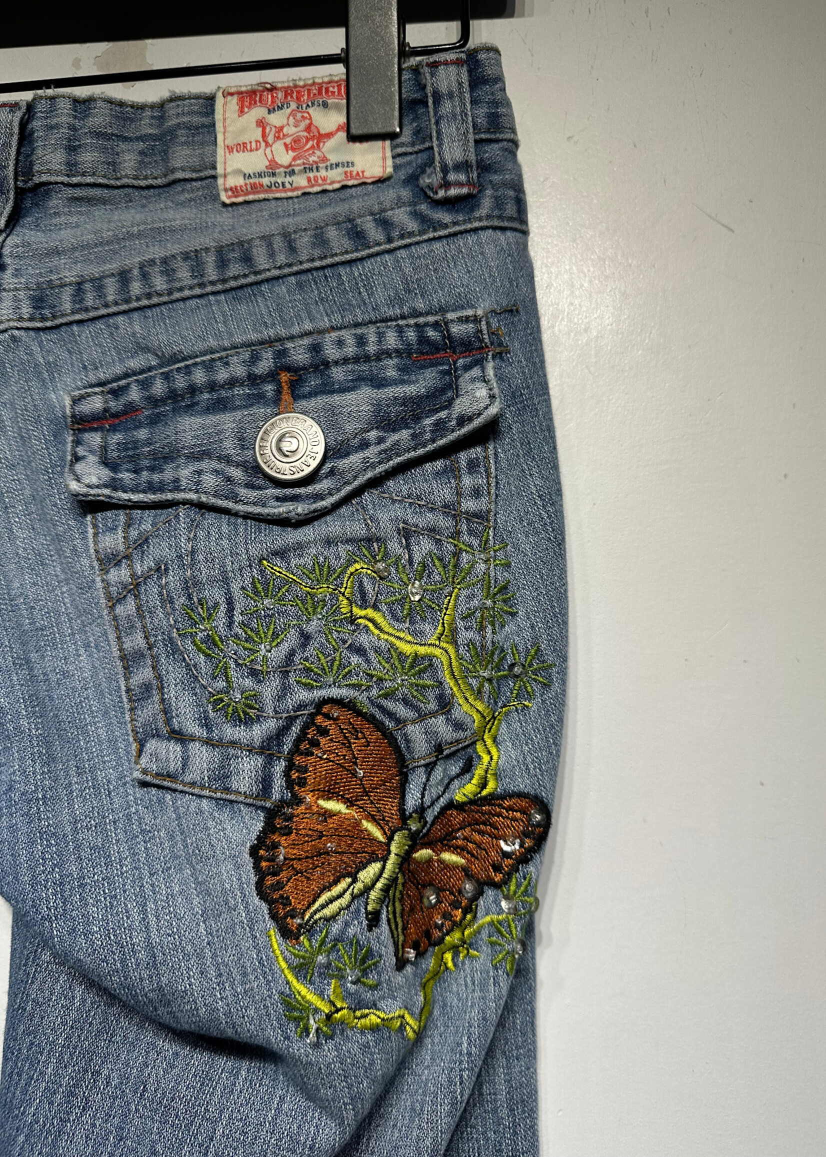 True Religion Twisted Seam Butterfly Jeans Fem 26