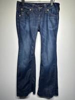 True Religion Dark Wash Flare Jeans Fem 28