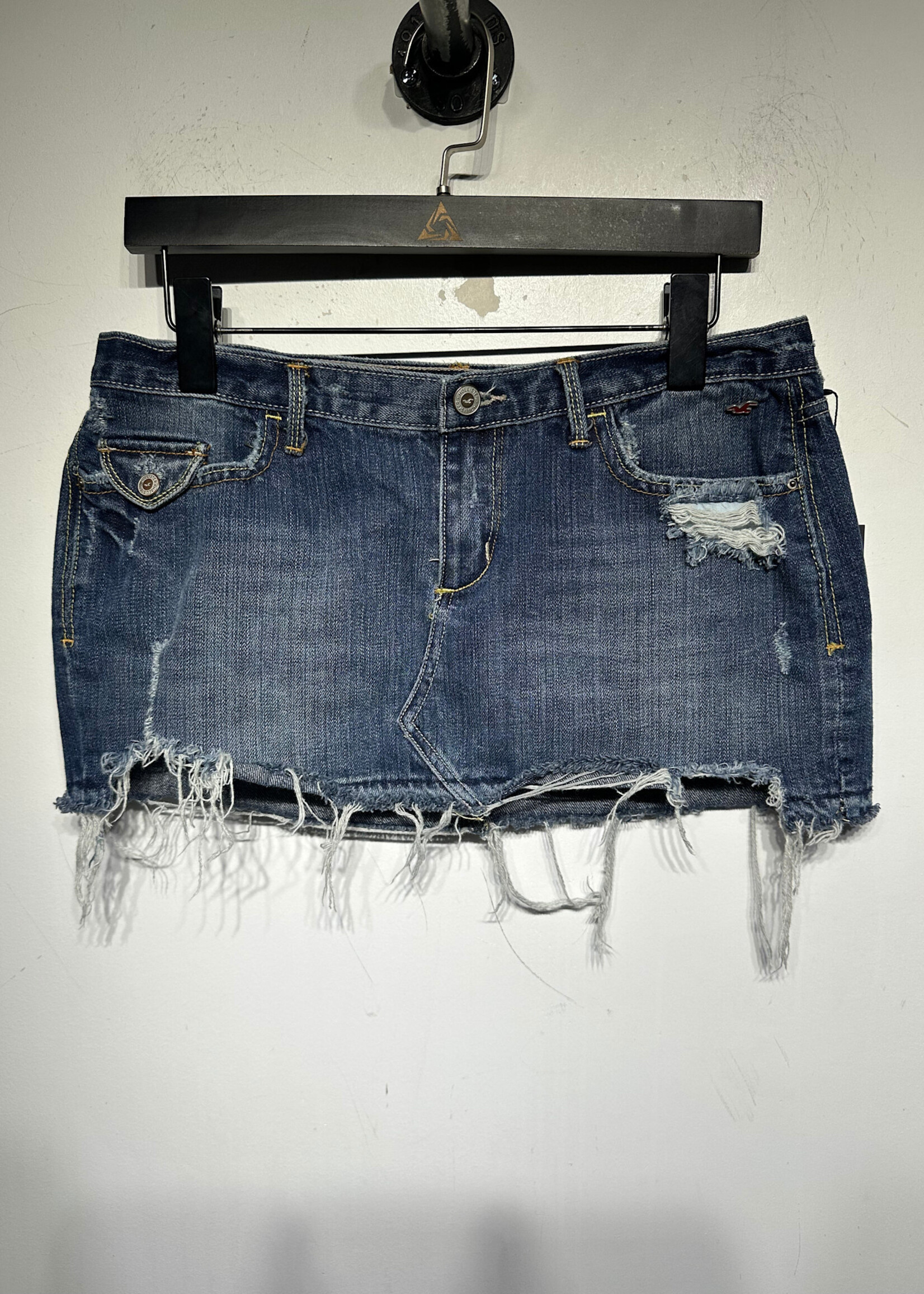 Hollister Y2K Mid Wash Mini Skirt 29