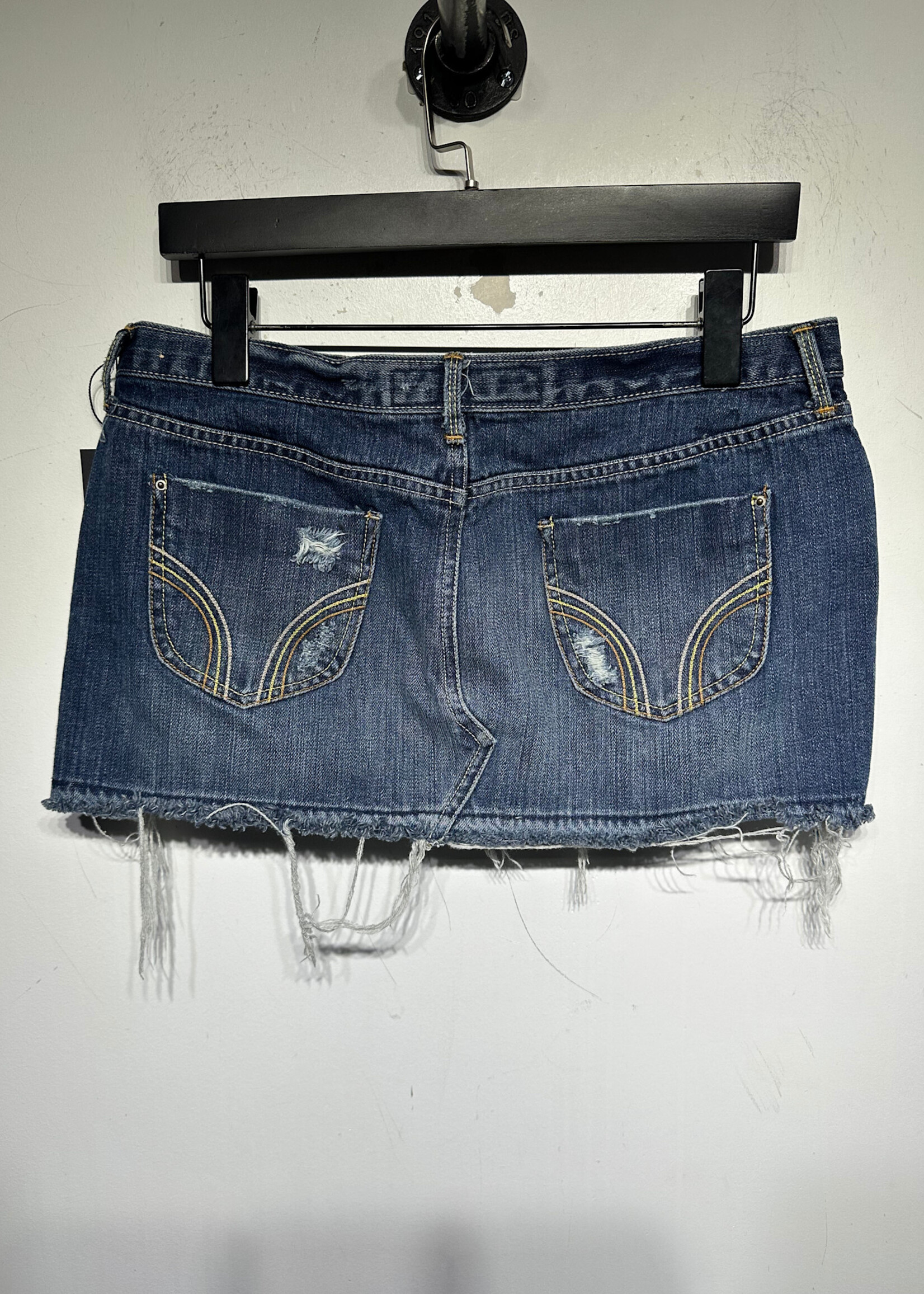 Hollister Y2K Mid Wash Mini Skirt 29