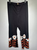 Big Bud Press Black Flower Detail Pants 30
