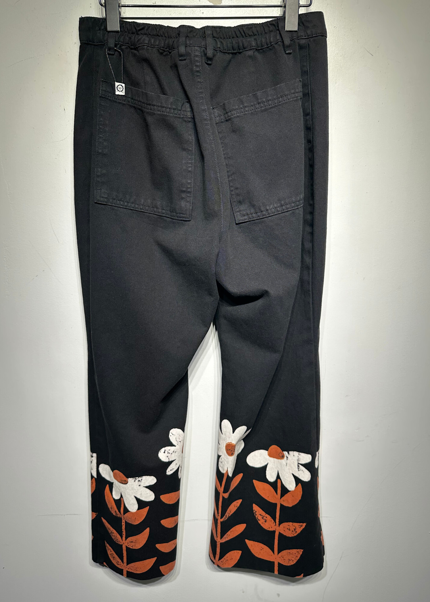 Big Bud Press Black Flower Detail Pants 30