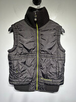 Diesel Green Black Puffer Vest Fem M