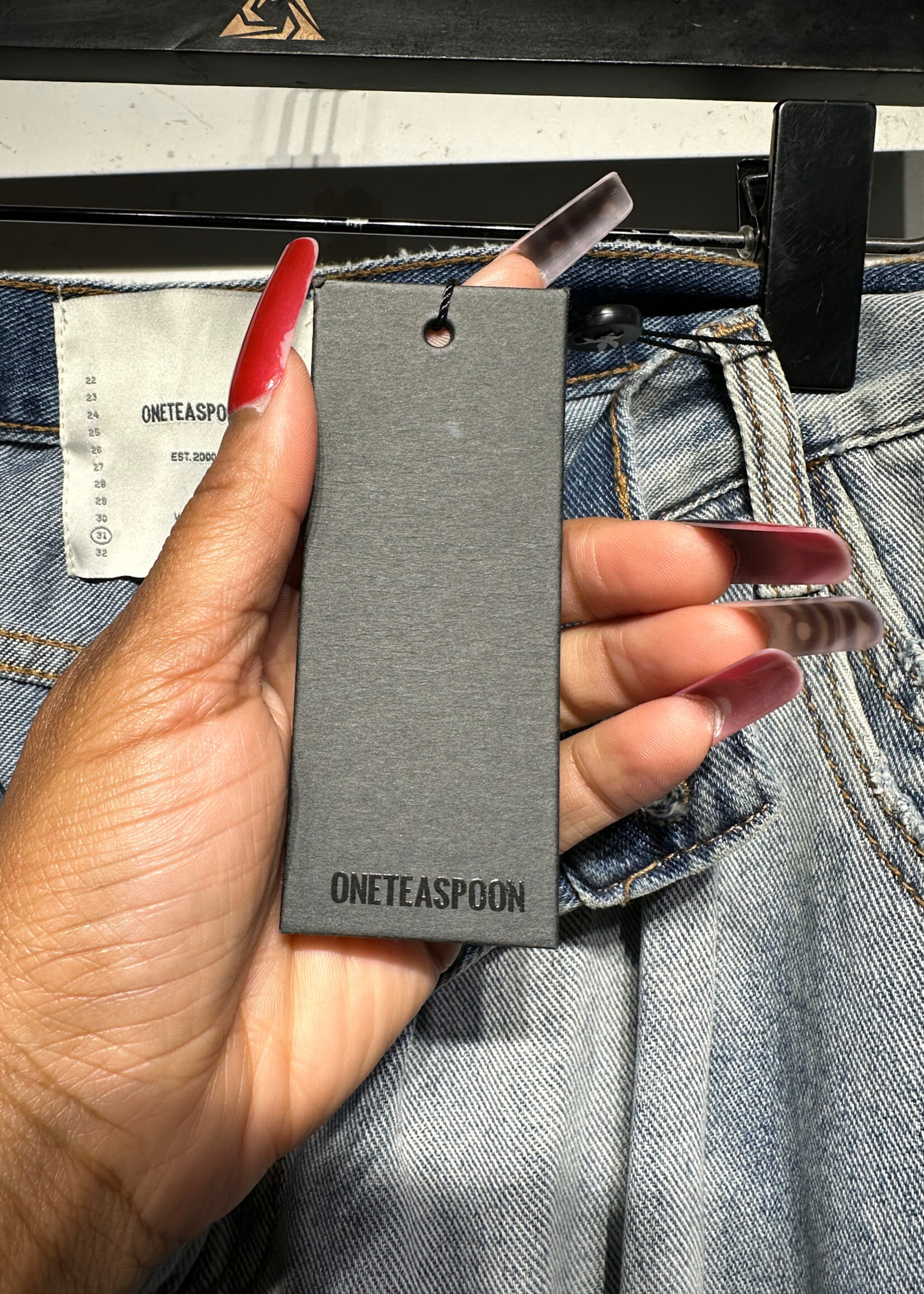 NWT One Teaspoon Baggy Fit Lightwash 31