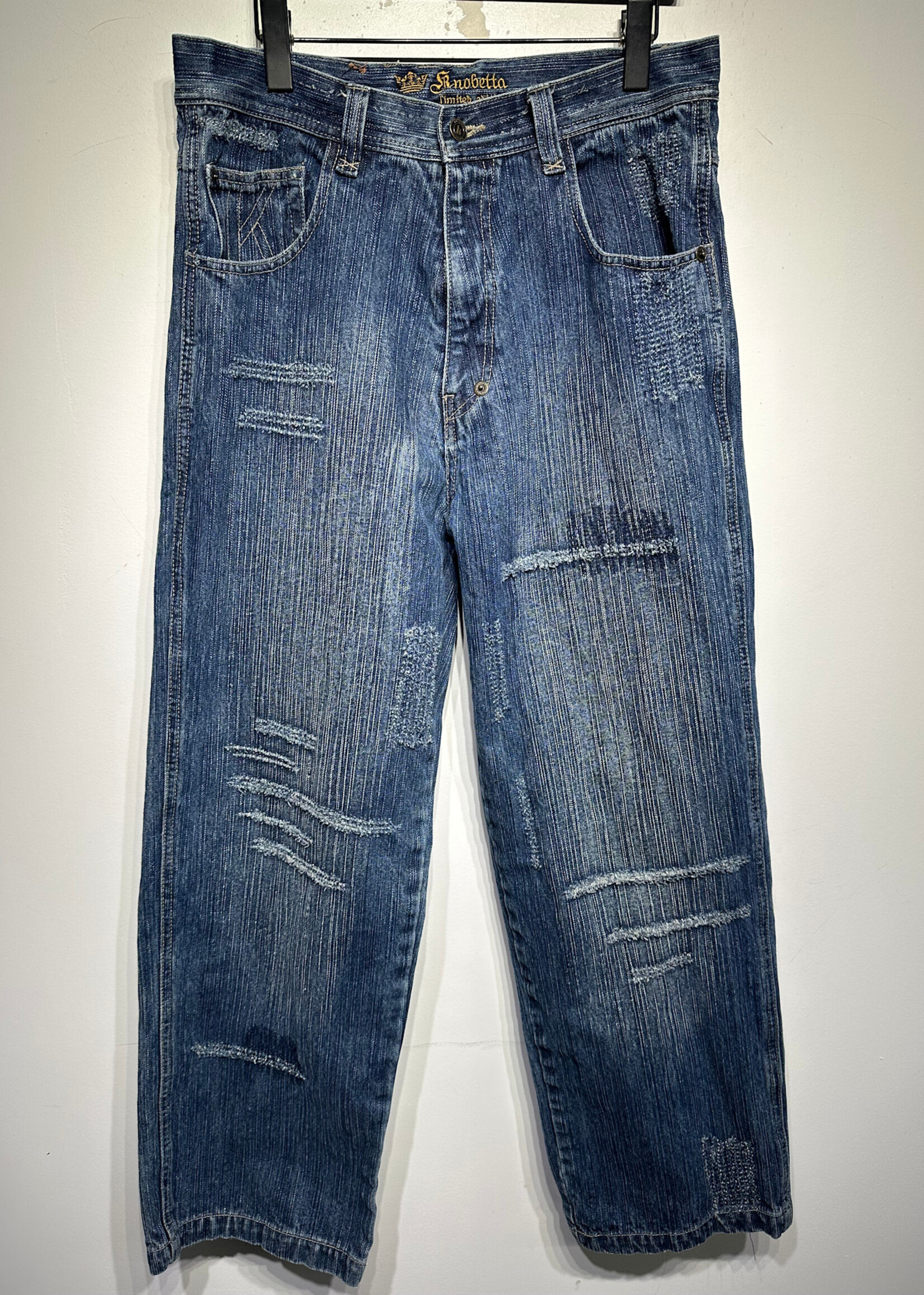 Knobetta Y2K Distressed Jeans Masc 34