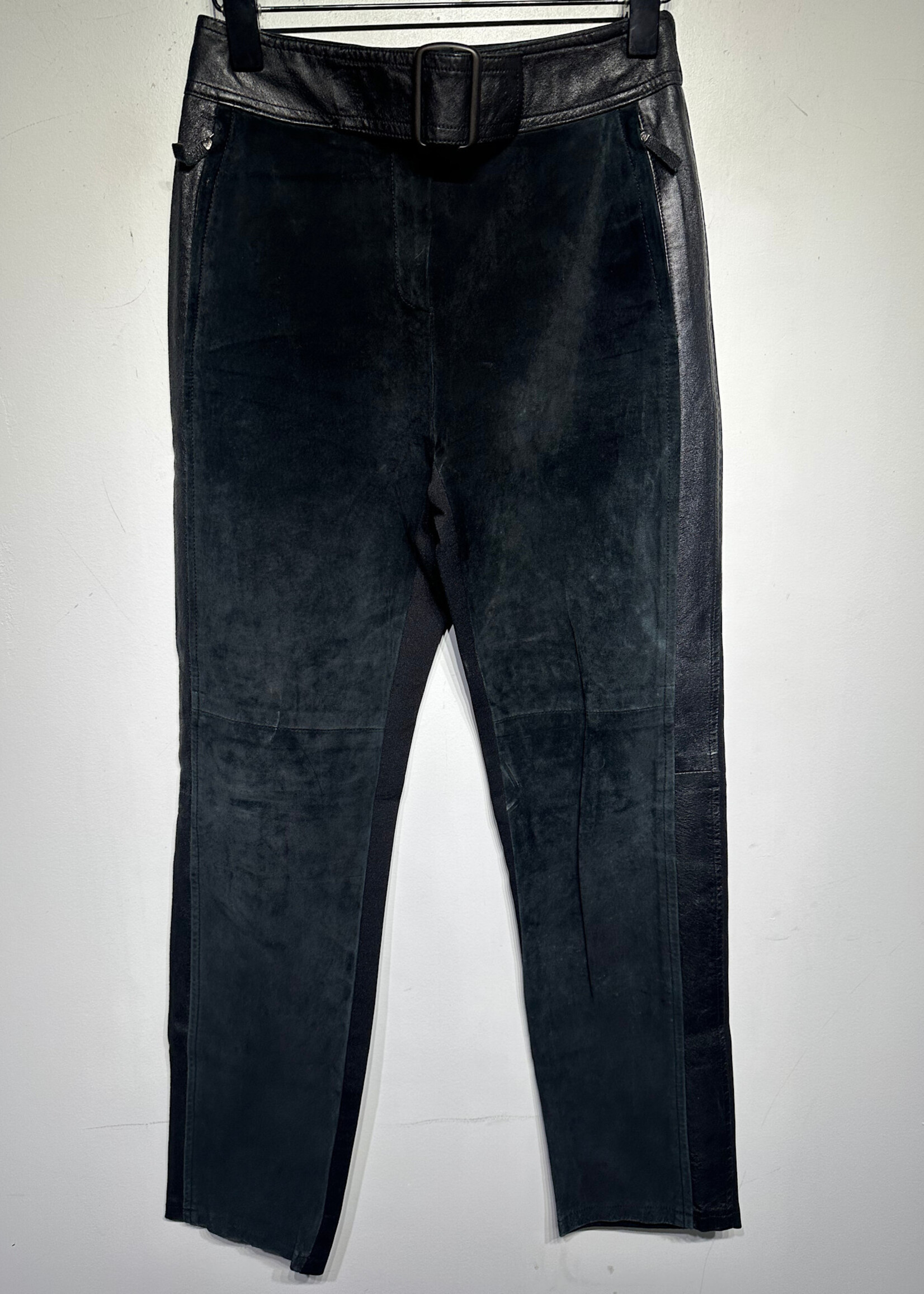 Absolu Confort Vintage Leather Stretch Pants  26