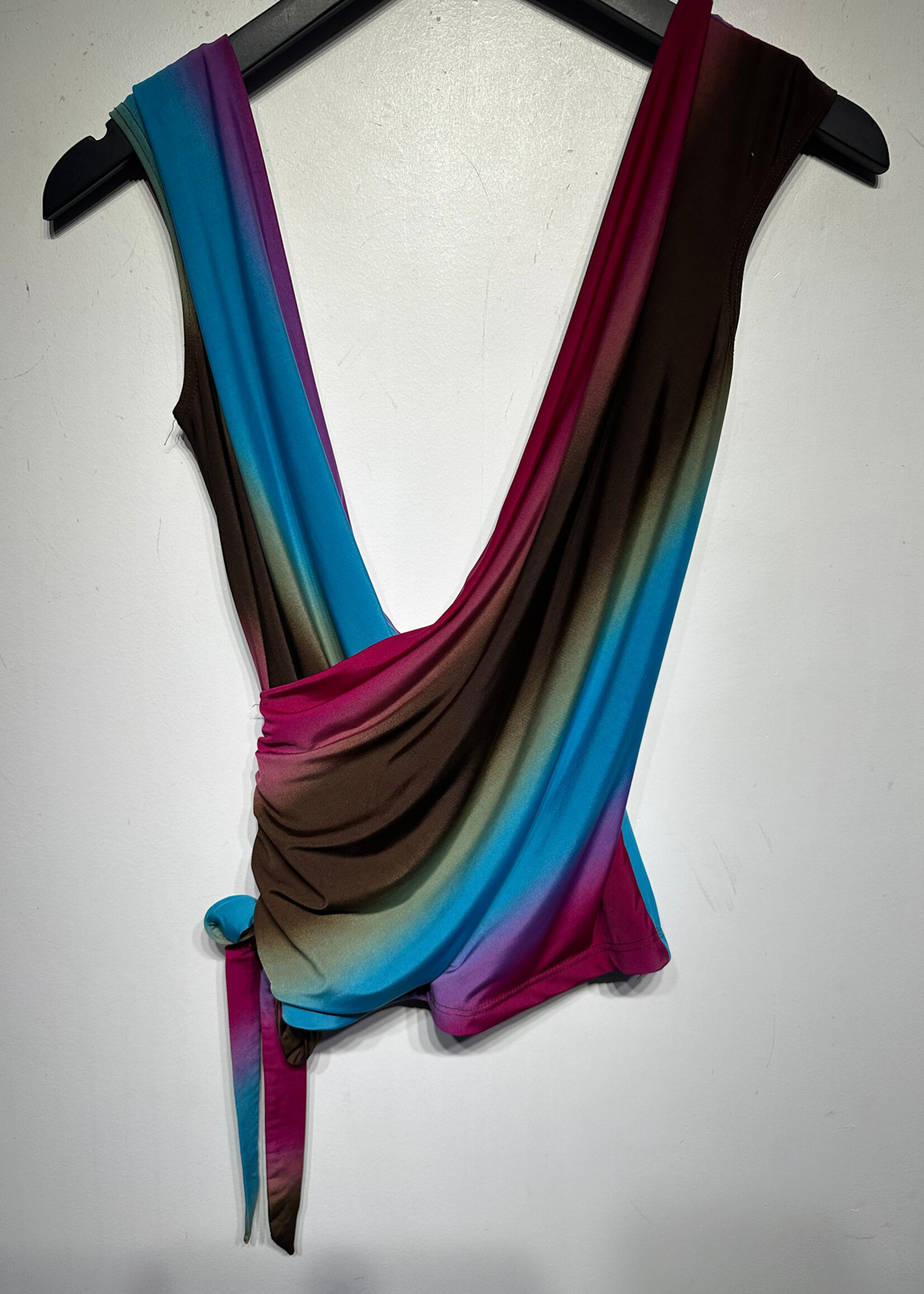 Rave Multicolor Y2K Tank Top Fem S