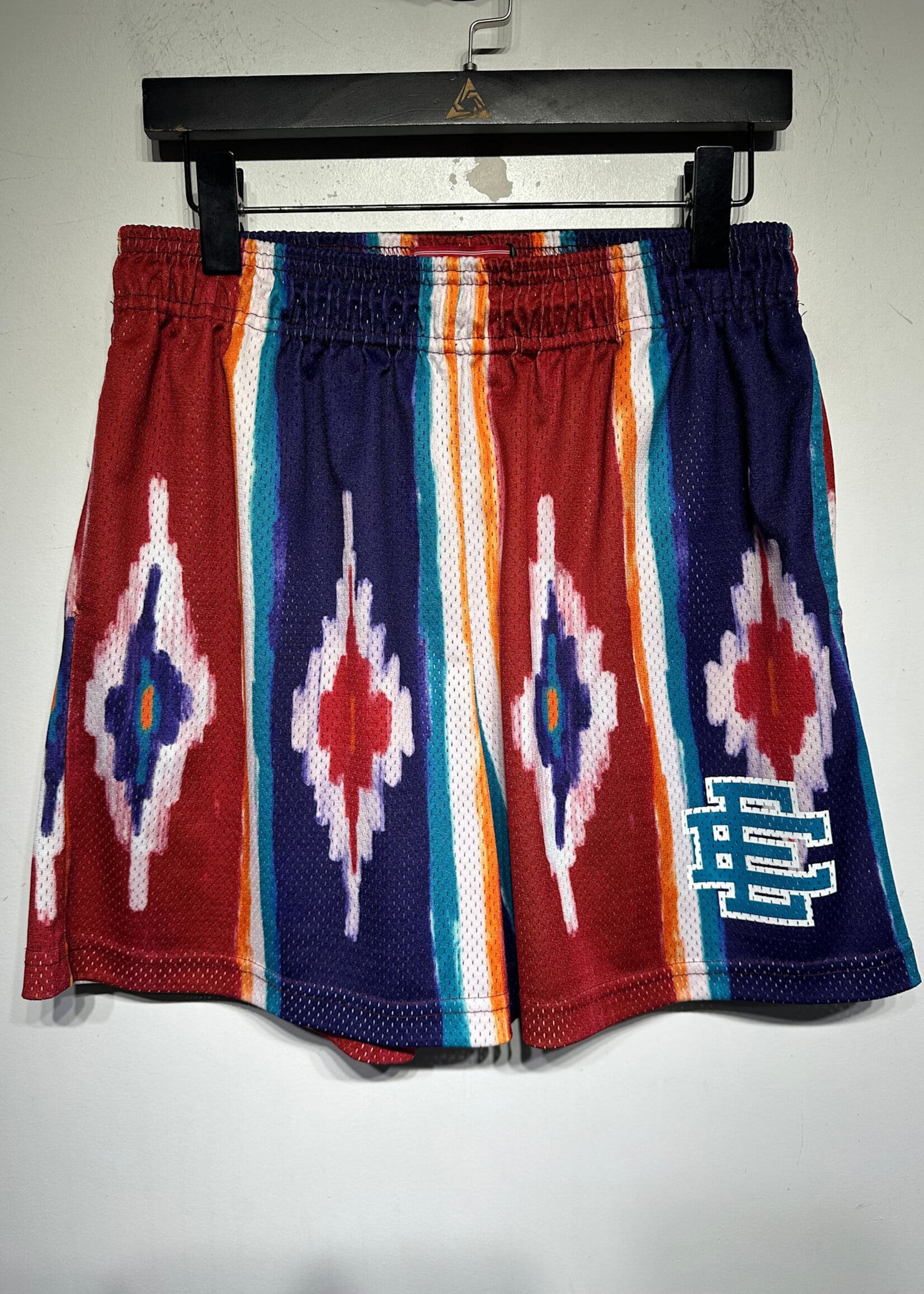 Eric Emanuel Multicolor Streak Shorts L/34