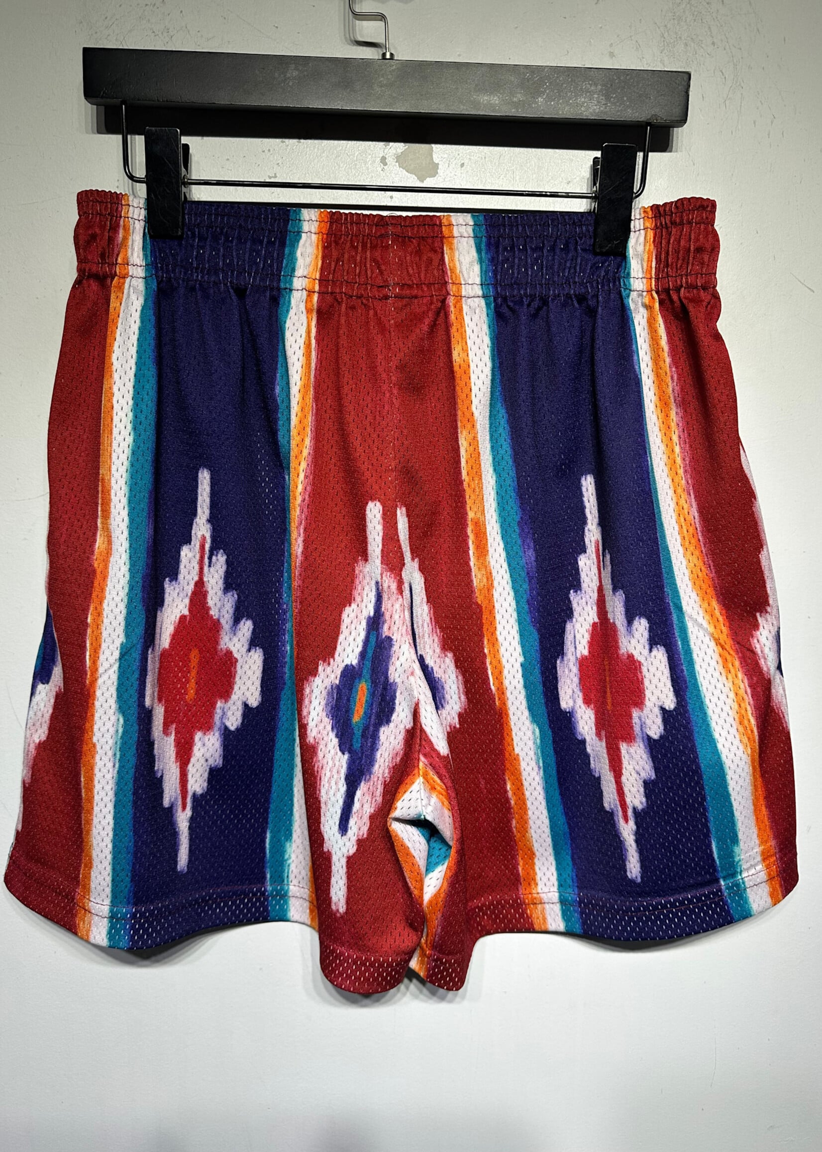 Eric Emanuel Multicolor Streak Shorts L/34