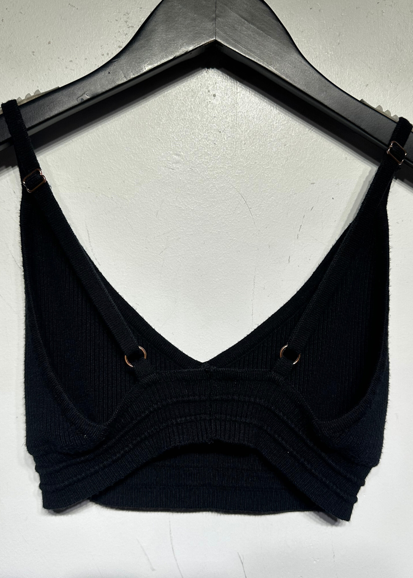 Free People Black 2 Piece Bra/Dress Set S