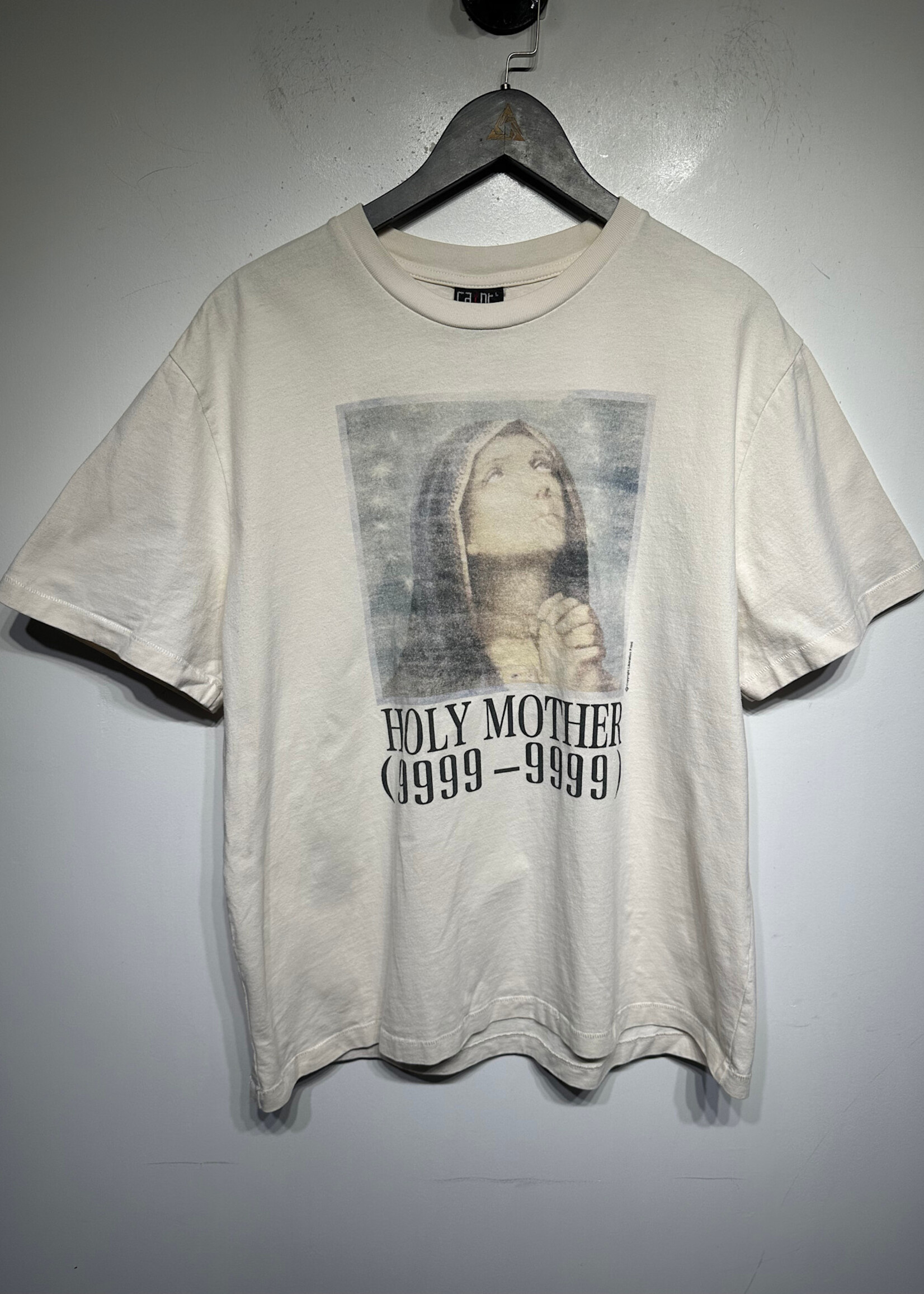 Saint Michael Holy Mother White Tee L As Is