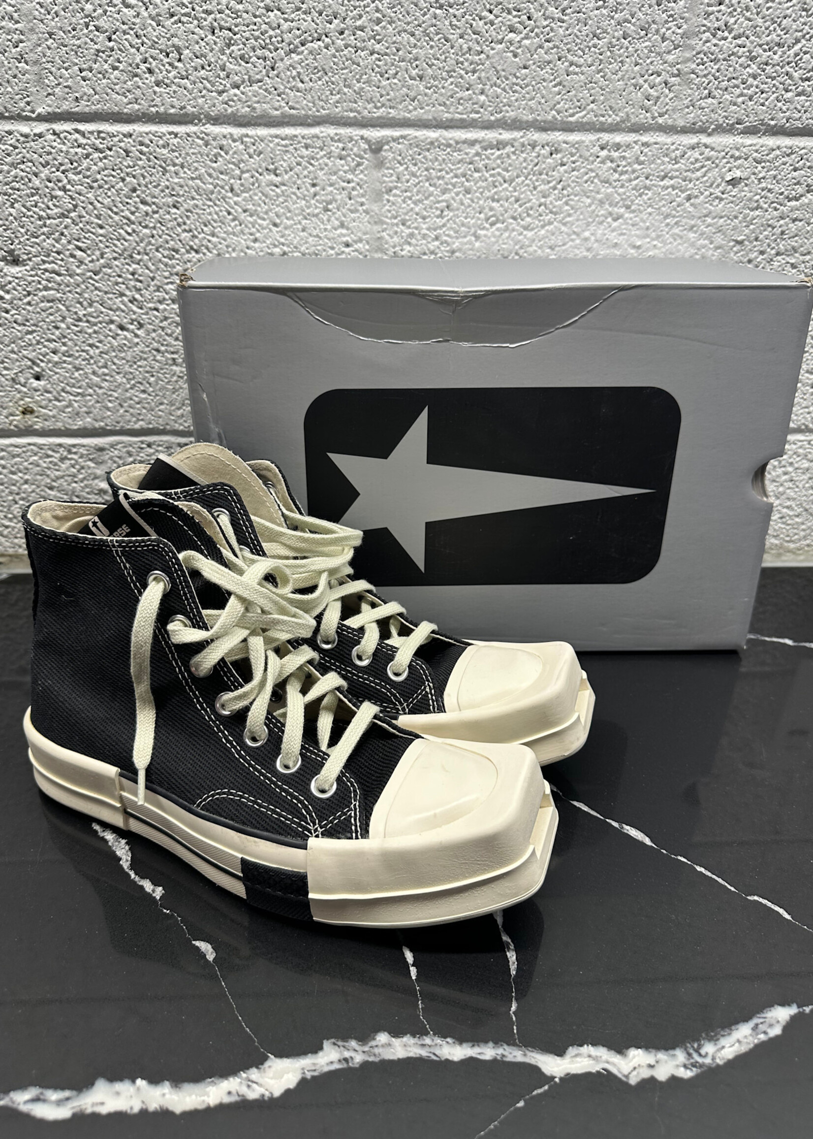 Converse X Rick Owens "Turbodrk" Shoes Fem 7