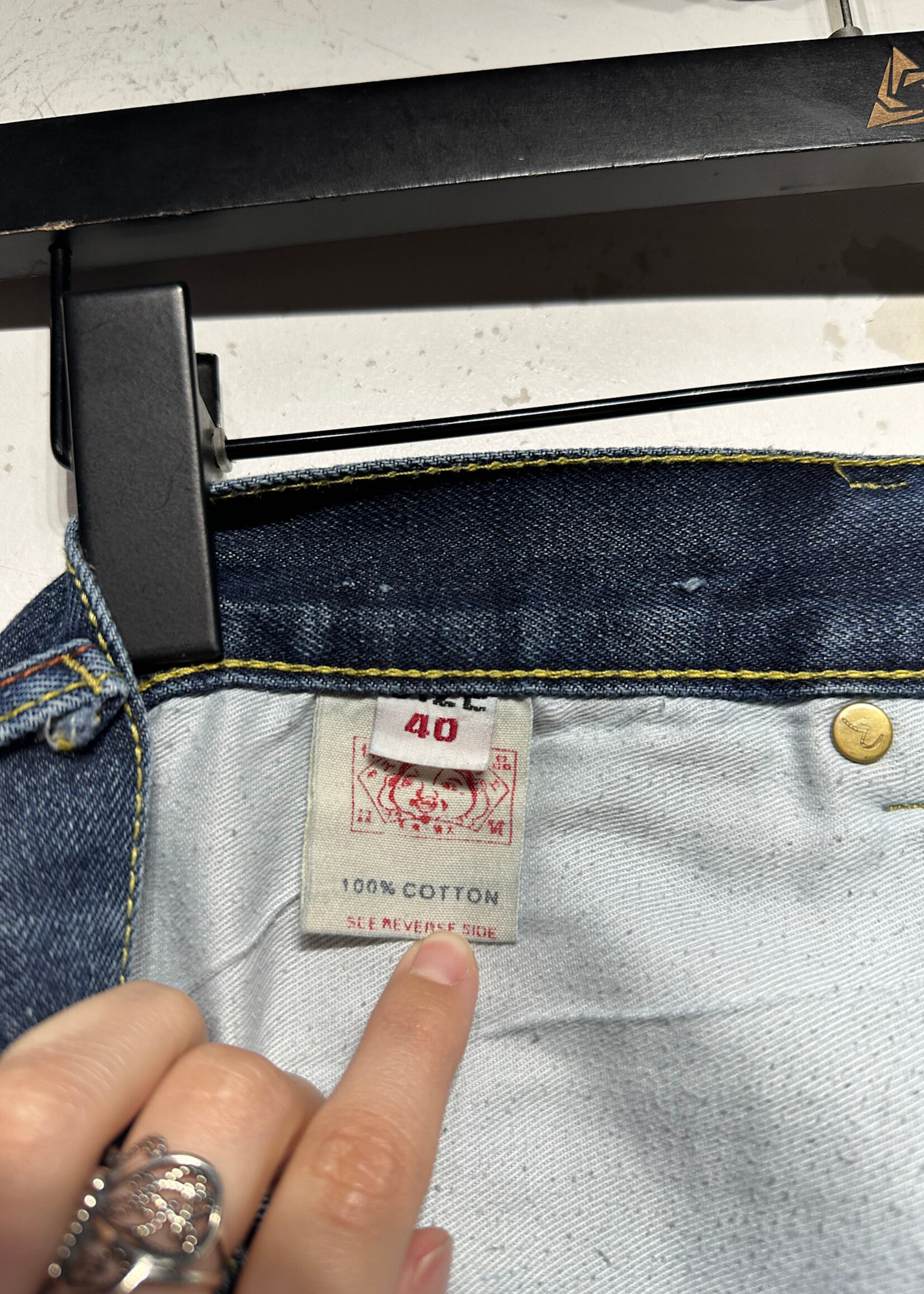 Big Star Mighty Evisu Dark Wash Shorts Masc 40