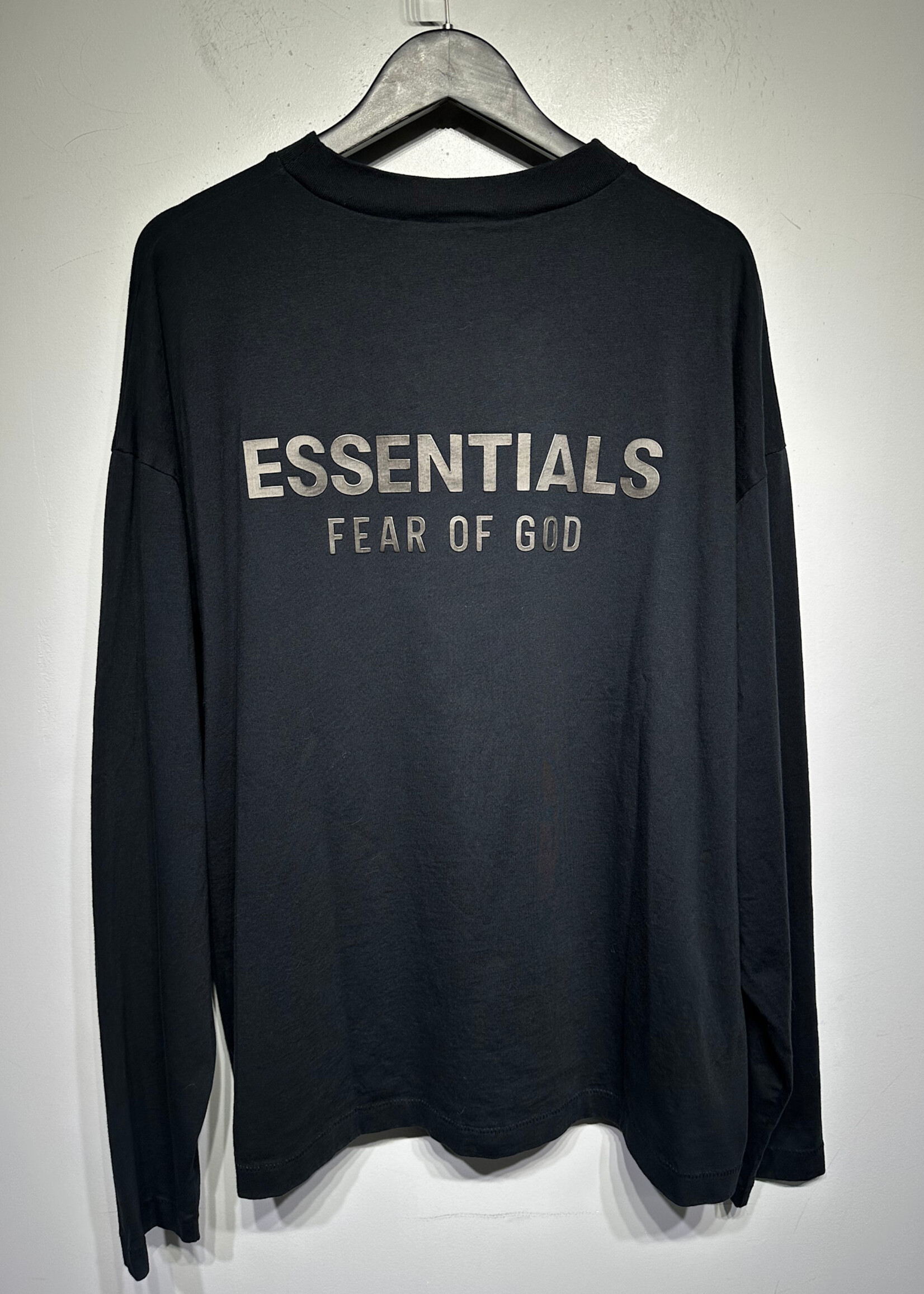 FOG Essentials Black Chrome Logo LS XL