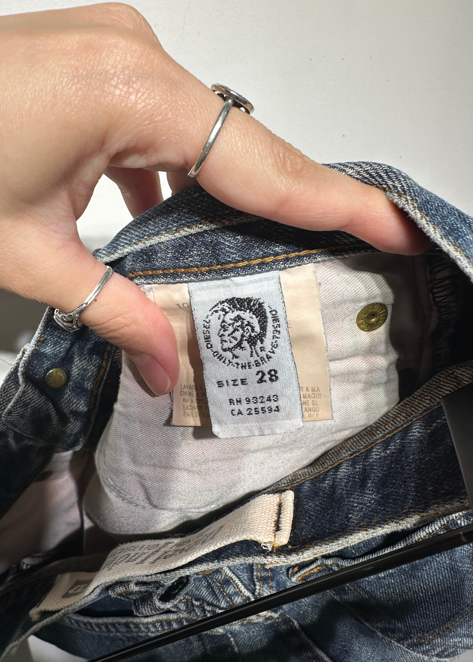 Diesel 2000s Cutoff Denim Shorts 28