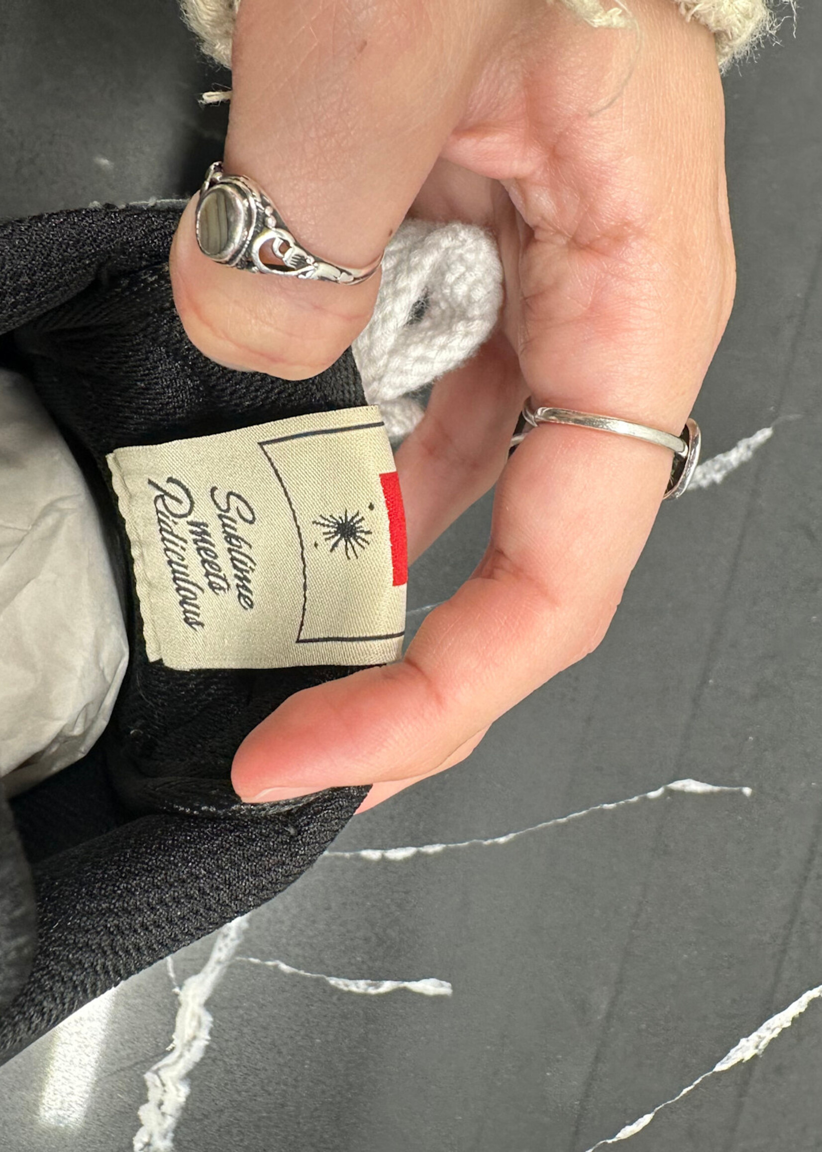 Maison Mihara 'Wayne' Black/White Sneakers Fem 6