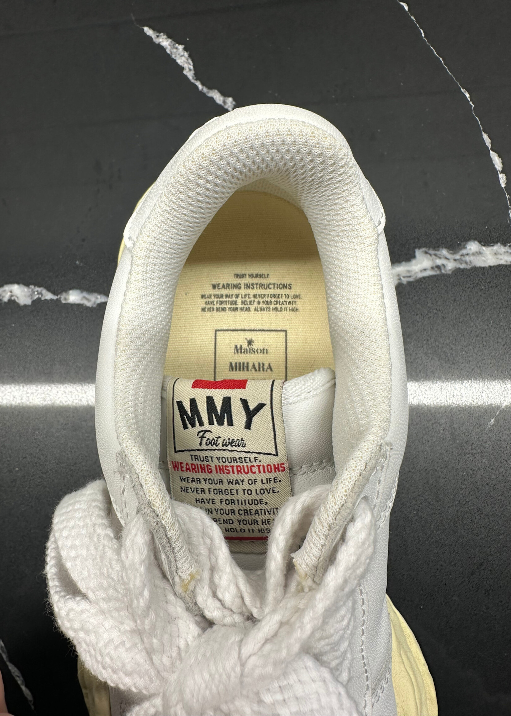 Maison Mihara 'Wayne' White/White Sneakers Fem 6