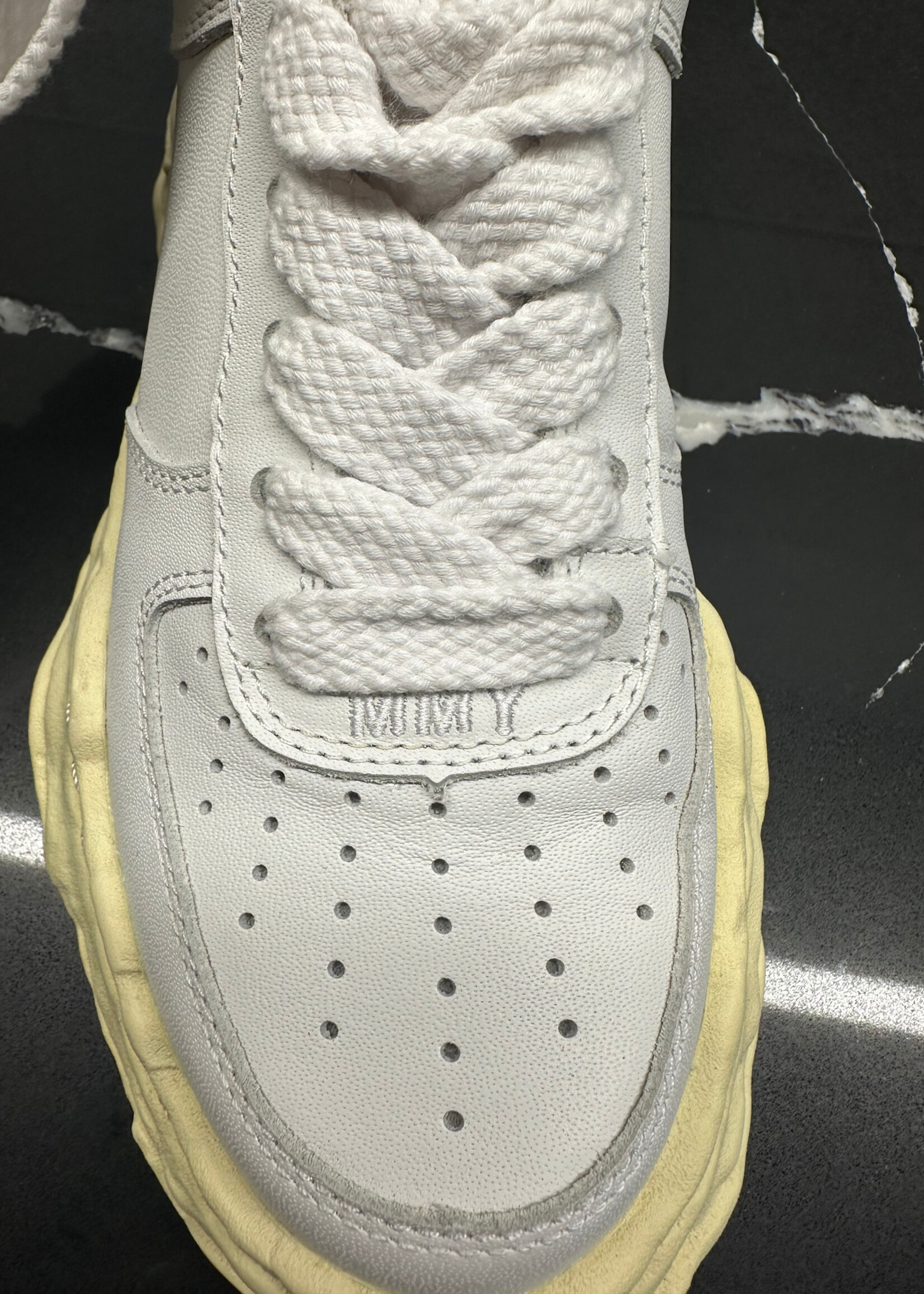 Maison Mihara 'Wayne' White/White Sneakers Fem 6