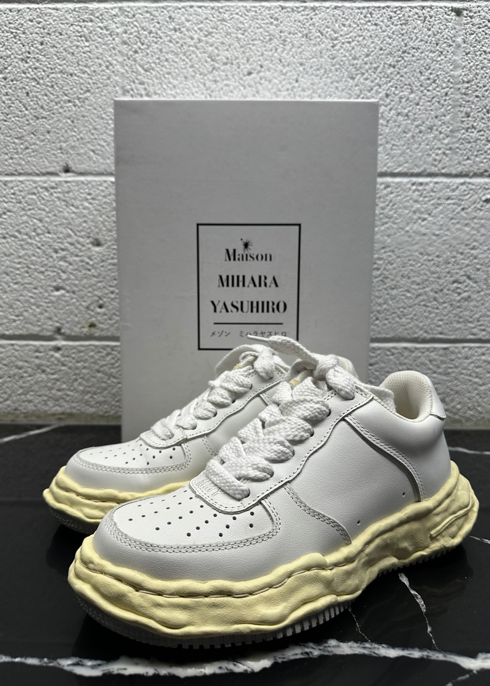 Maison Mihara 'Wayne' White/White Sneakers Fem 6