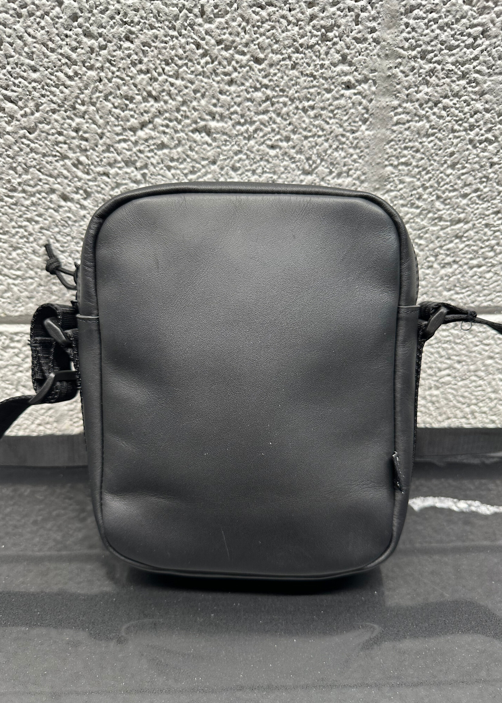 Supreme Black Leather Crossbody Bag