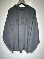 YZY Gap Grey Black Dove Tee XL