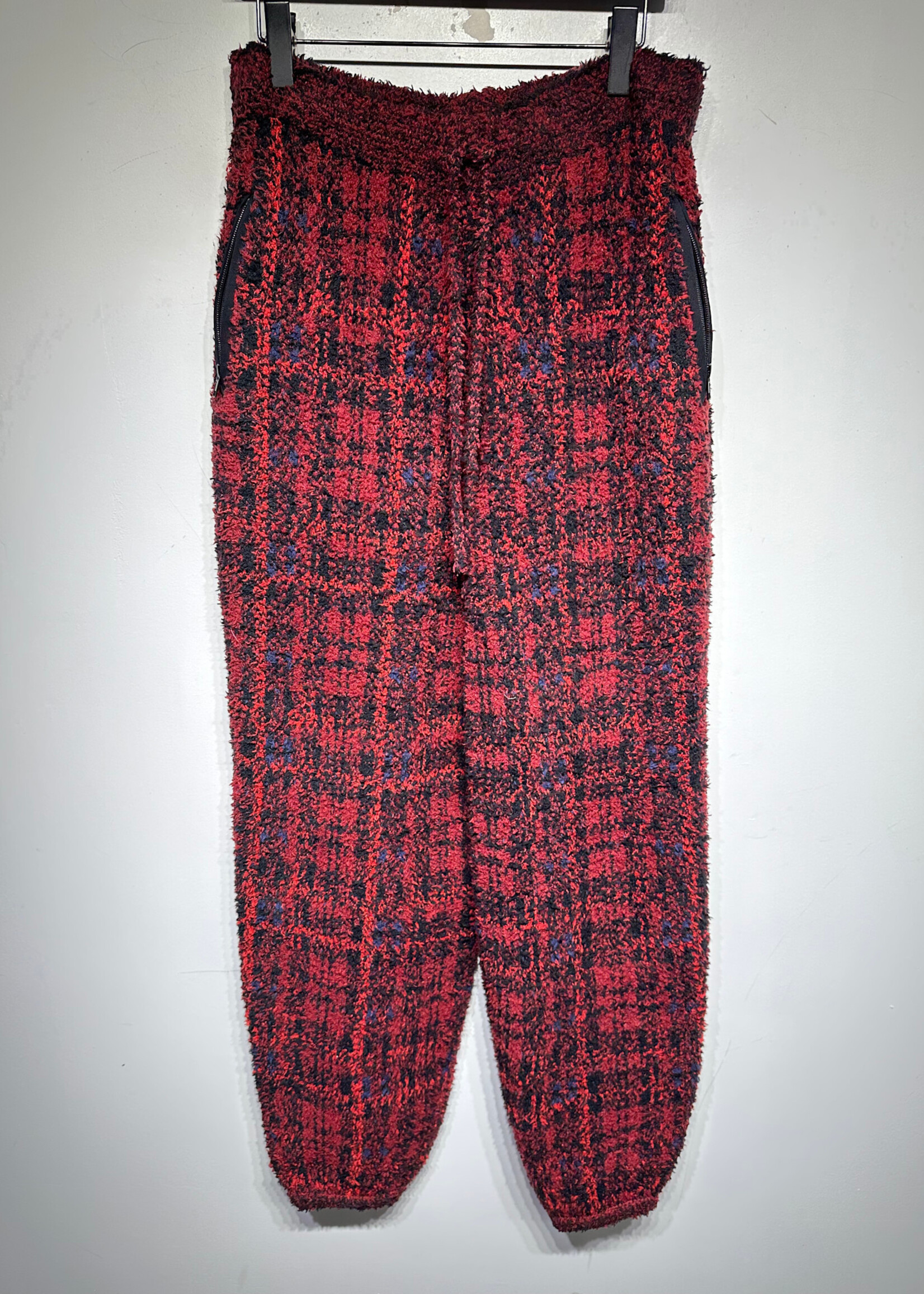 Skims Red Plaid Fleece 2PC Set S/M