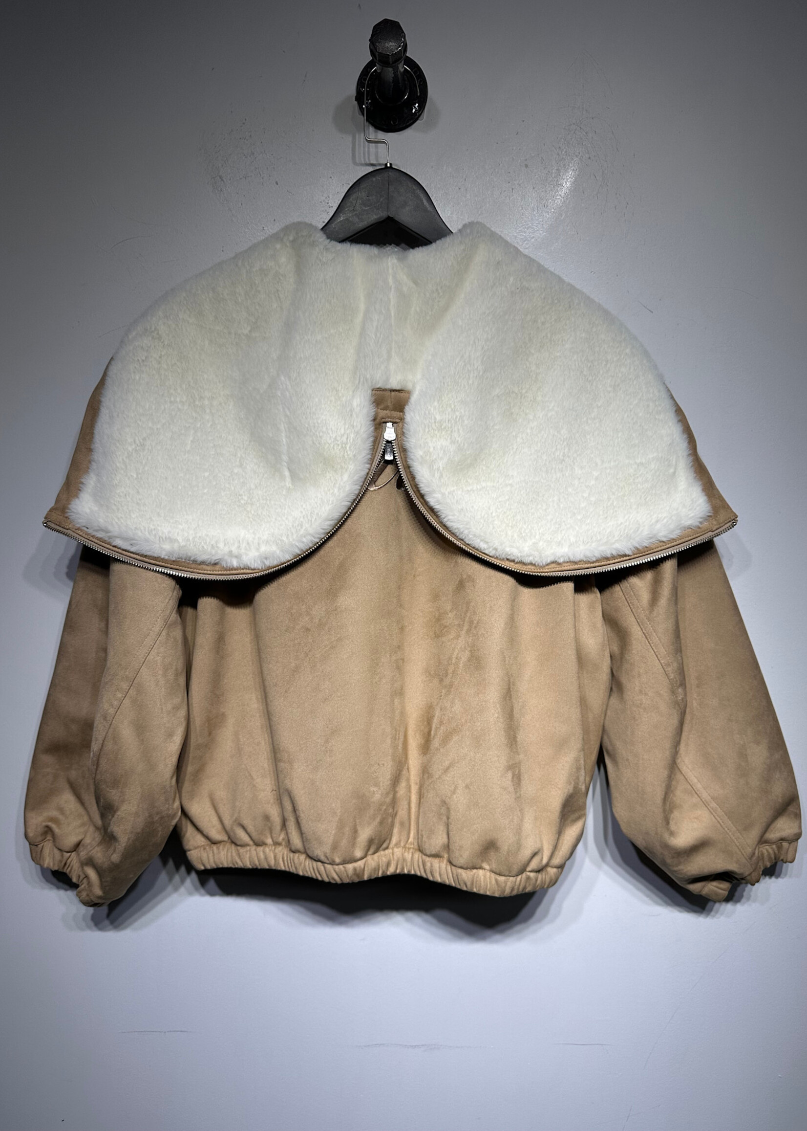 Kith NWT Nylas Hooded Zip Bomber Fem L