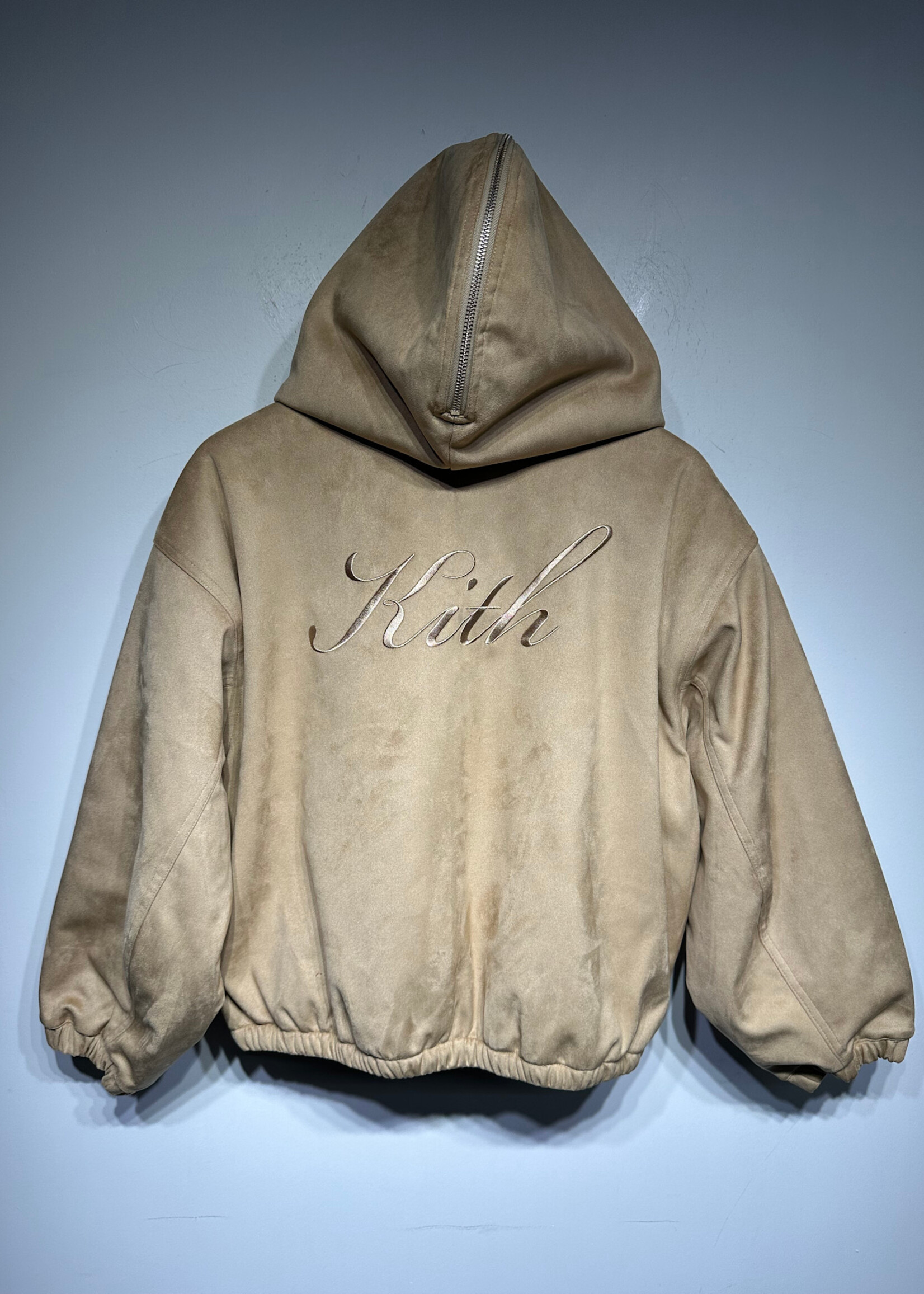 Kith NWT Nylas Hooded Zip Bomber Fem L