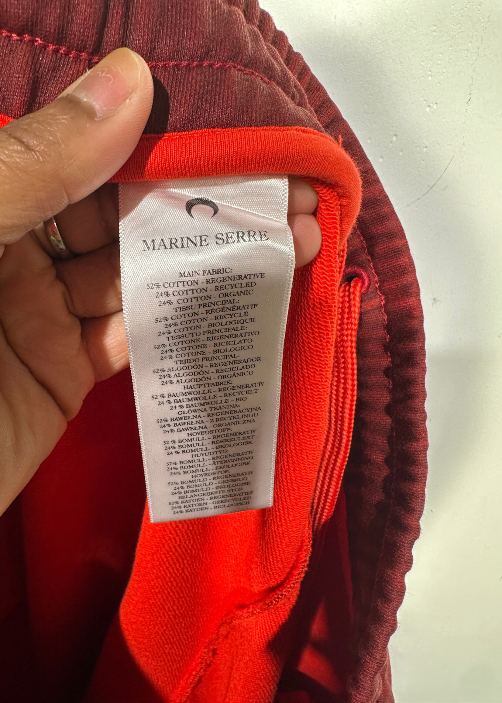 Marine Serre Red Monogram Sweats Masc 32-34