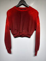 Marine Serre Red Monogram Crop Sweater L