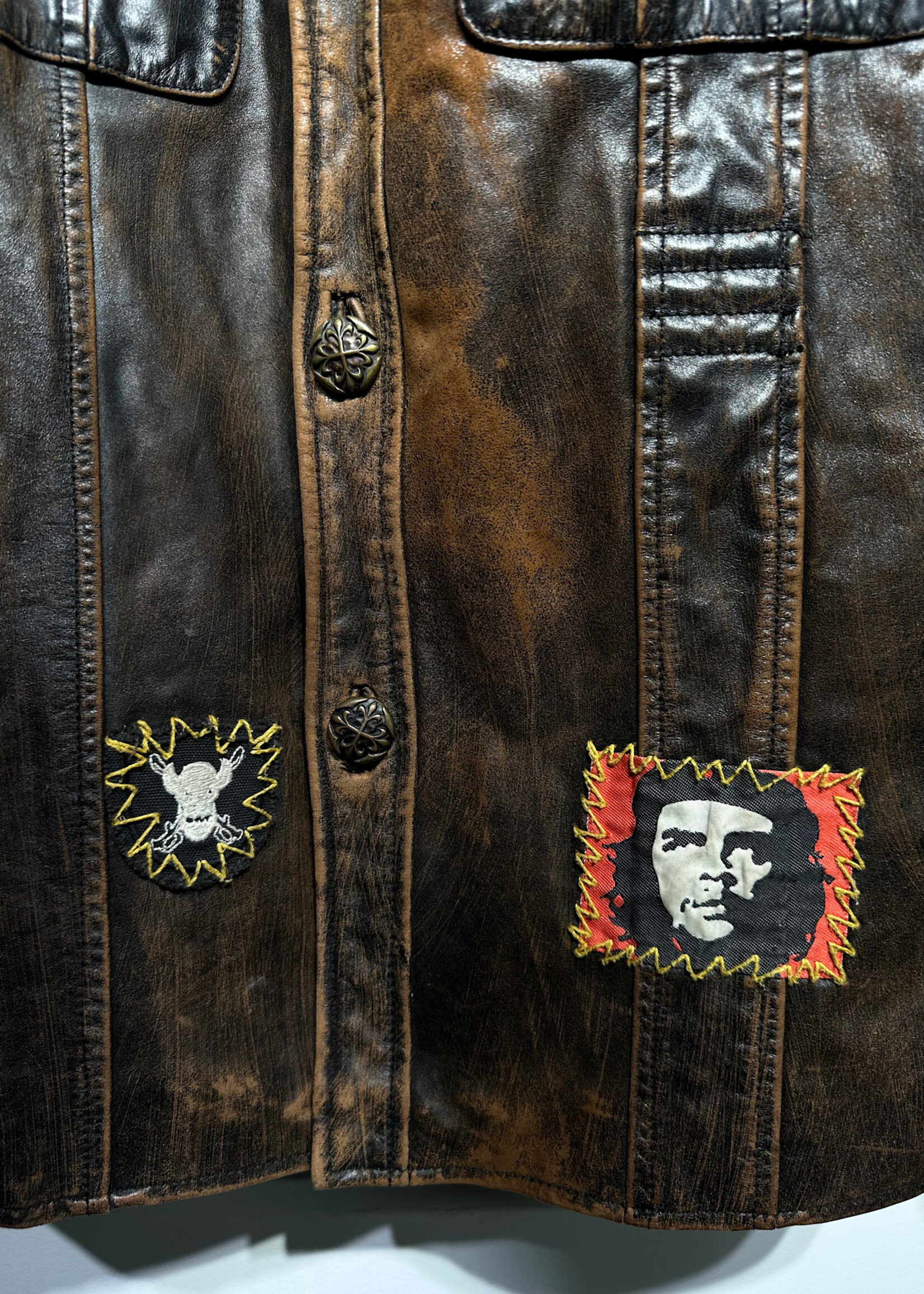 Wilsons Leather 'Born To Rock' Studded Jacket L